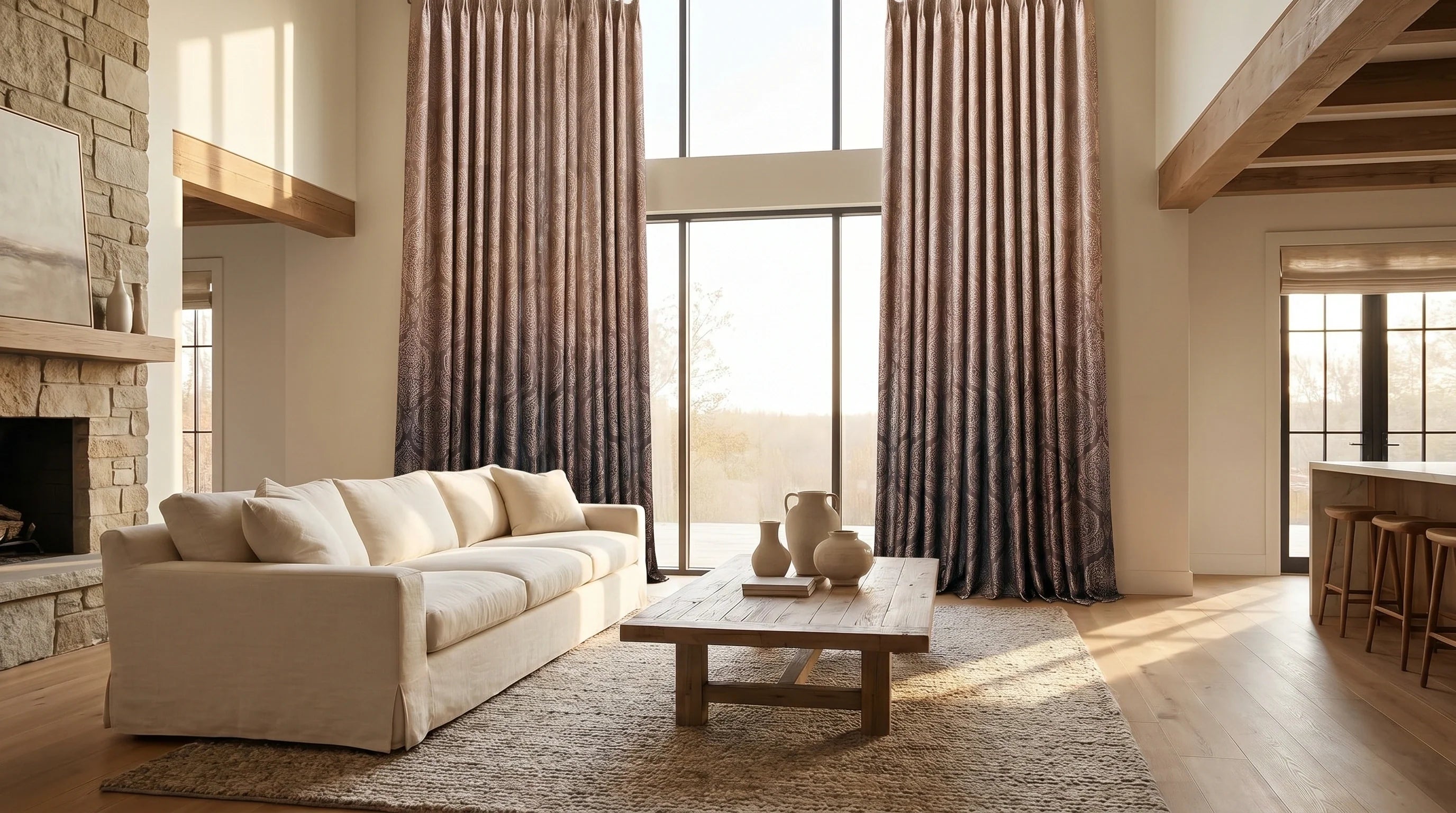 Curtains or Shades for Large Window