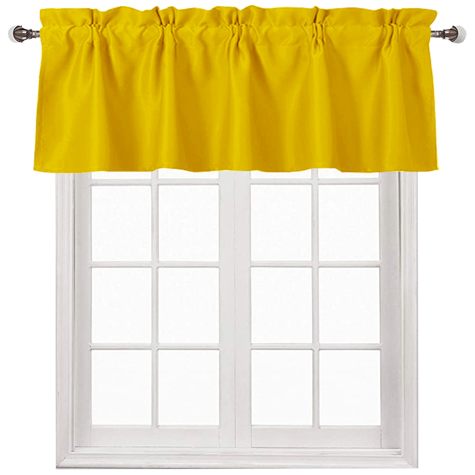 DWCN Blackout Valance Curtains for Kitchen, 1 Panel