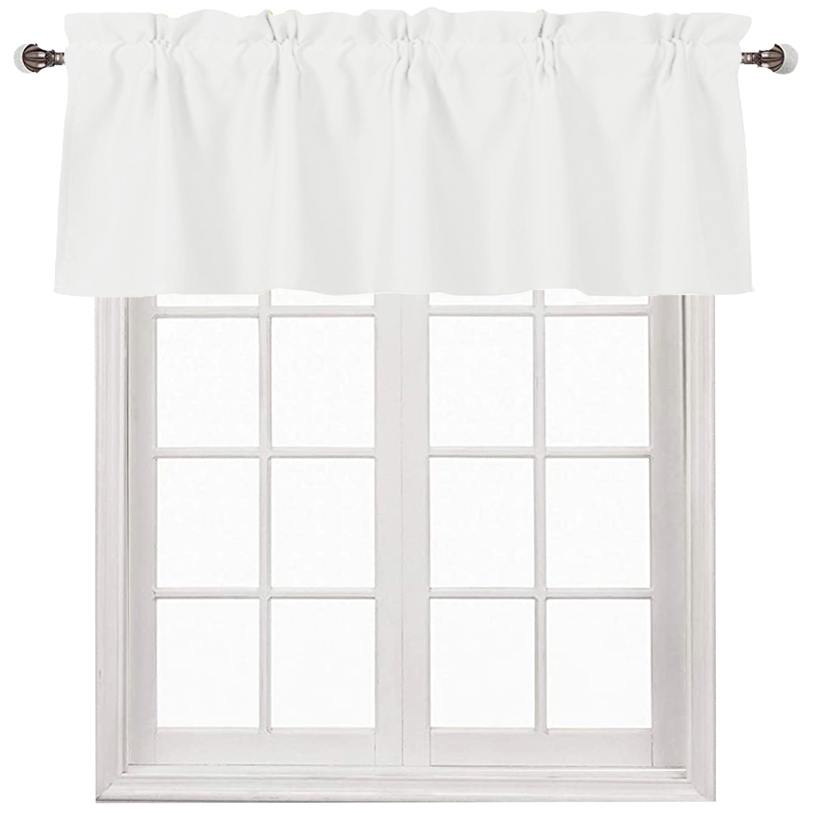 DWCN Blackout Valance Curtains for Kitchen, 1 Panel
