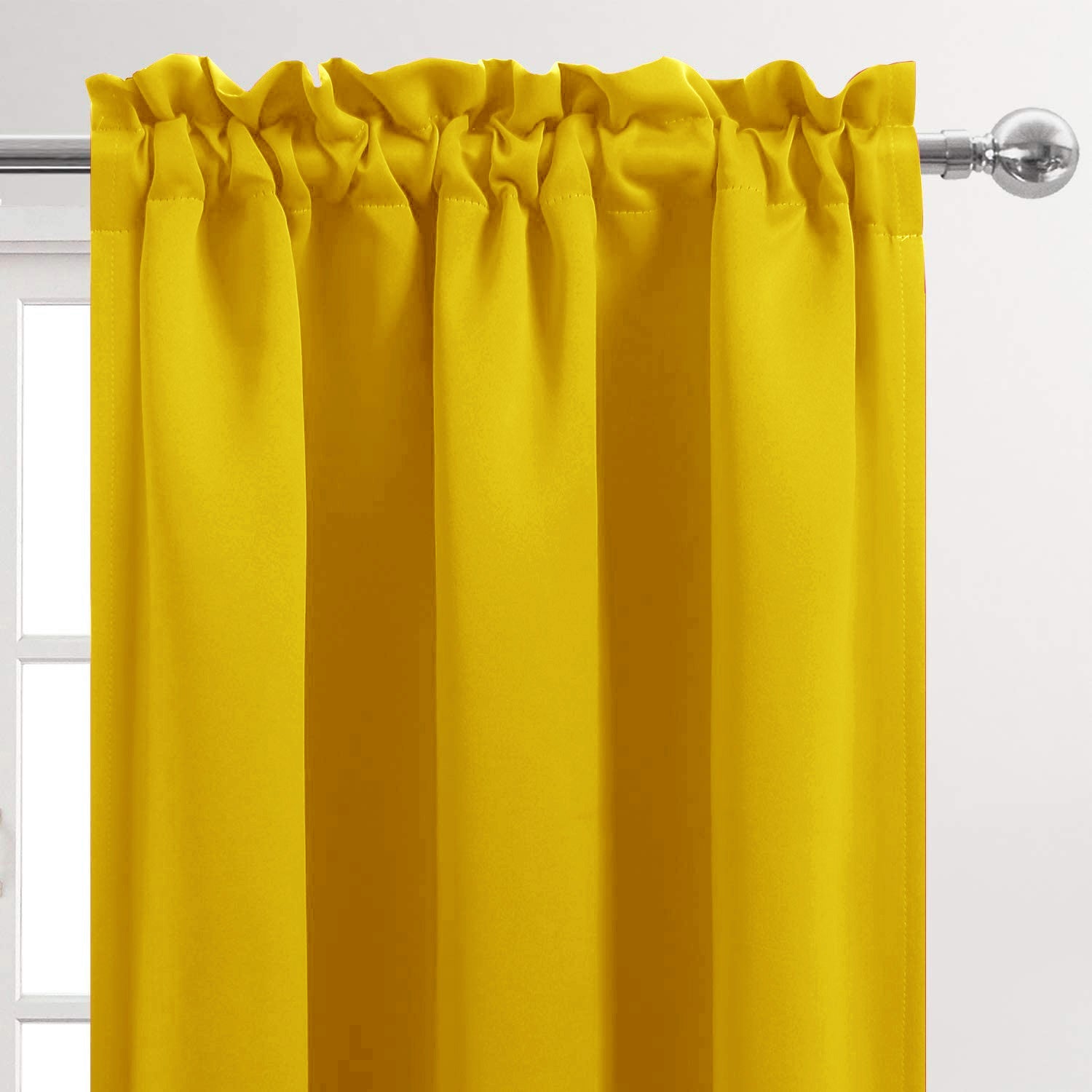 DWCN Blackout Valance Curtains for Kitchen, 1 Panel