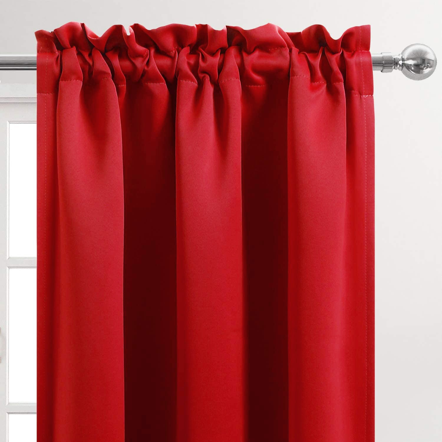 DWCN Blackout Valance Curtains for Kitchen, 1 Panel