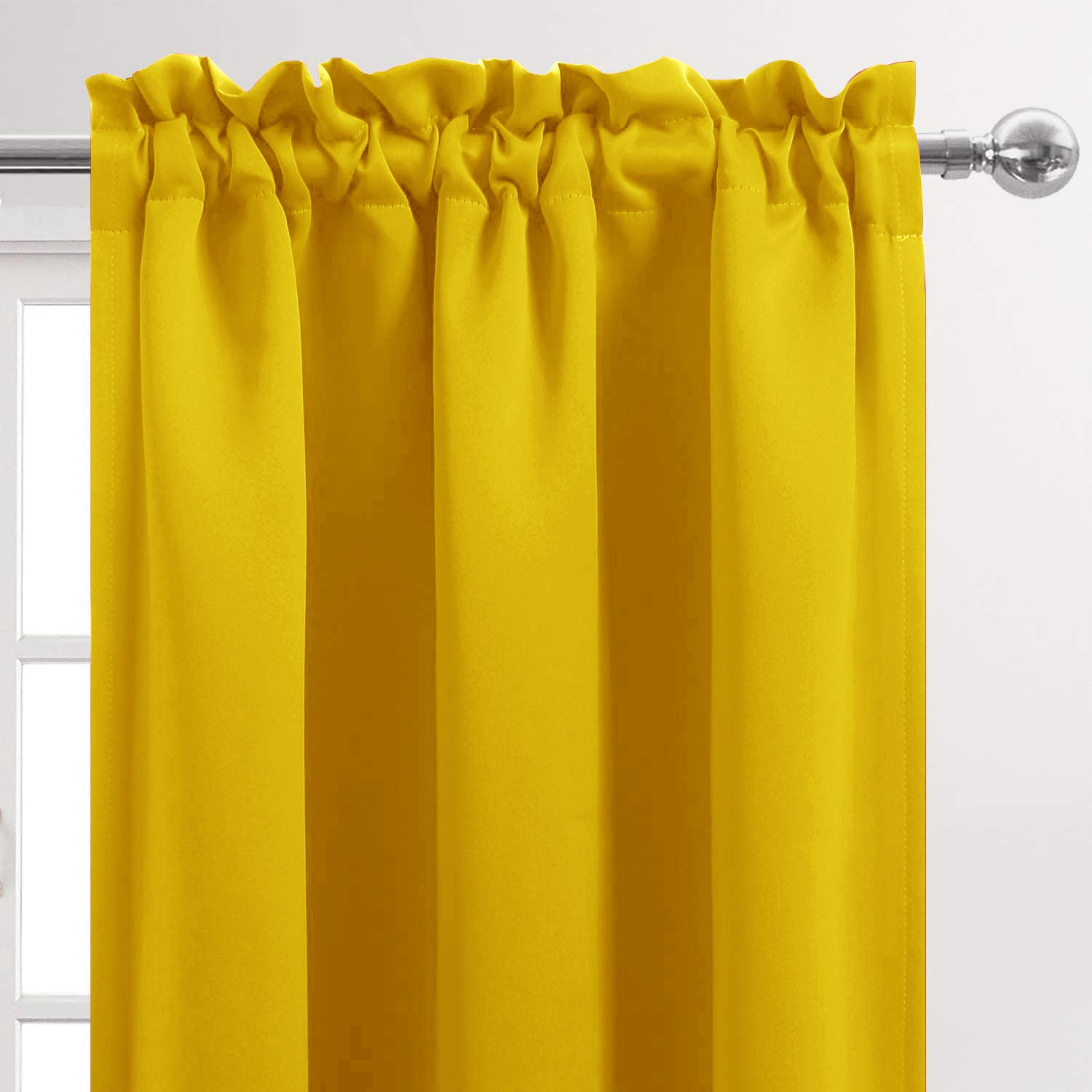 DWCN Blackout Valance Curtains for Kitchen, 1 Panel