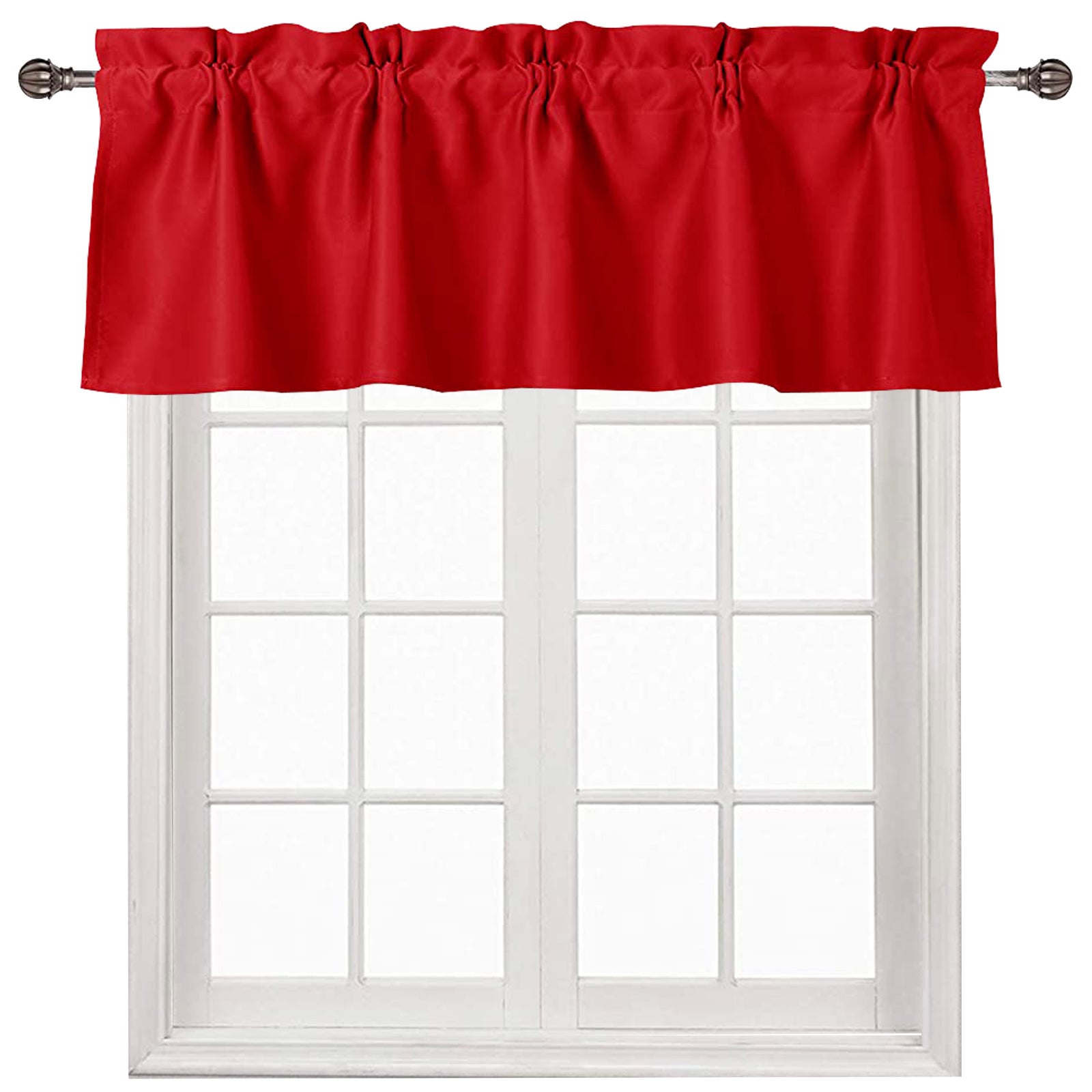 DWCN Blackout Valance Curtains for Kitchen, 1 Panel