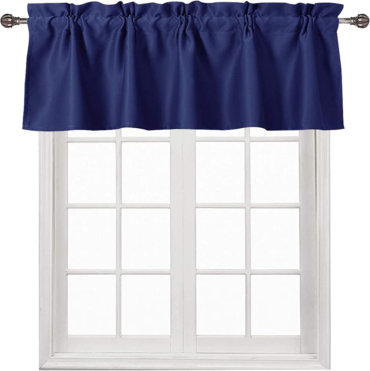 DWCN Blackout Valance Curtains for Kitchen, 1 Panel
