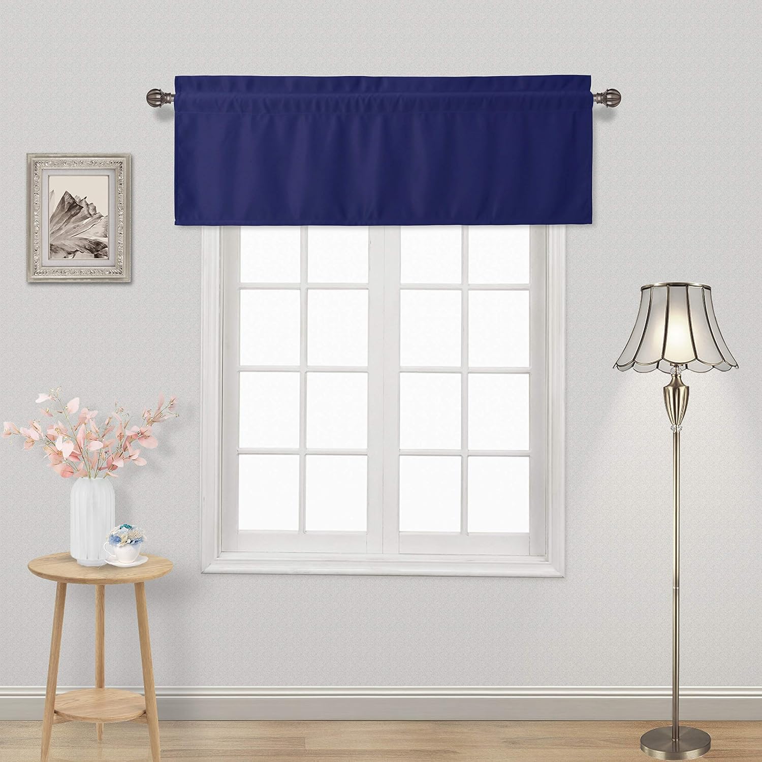 DWCN Blackout Valance Curtains for Kitchen, 1 Panel