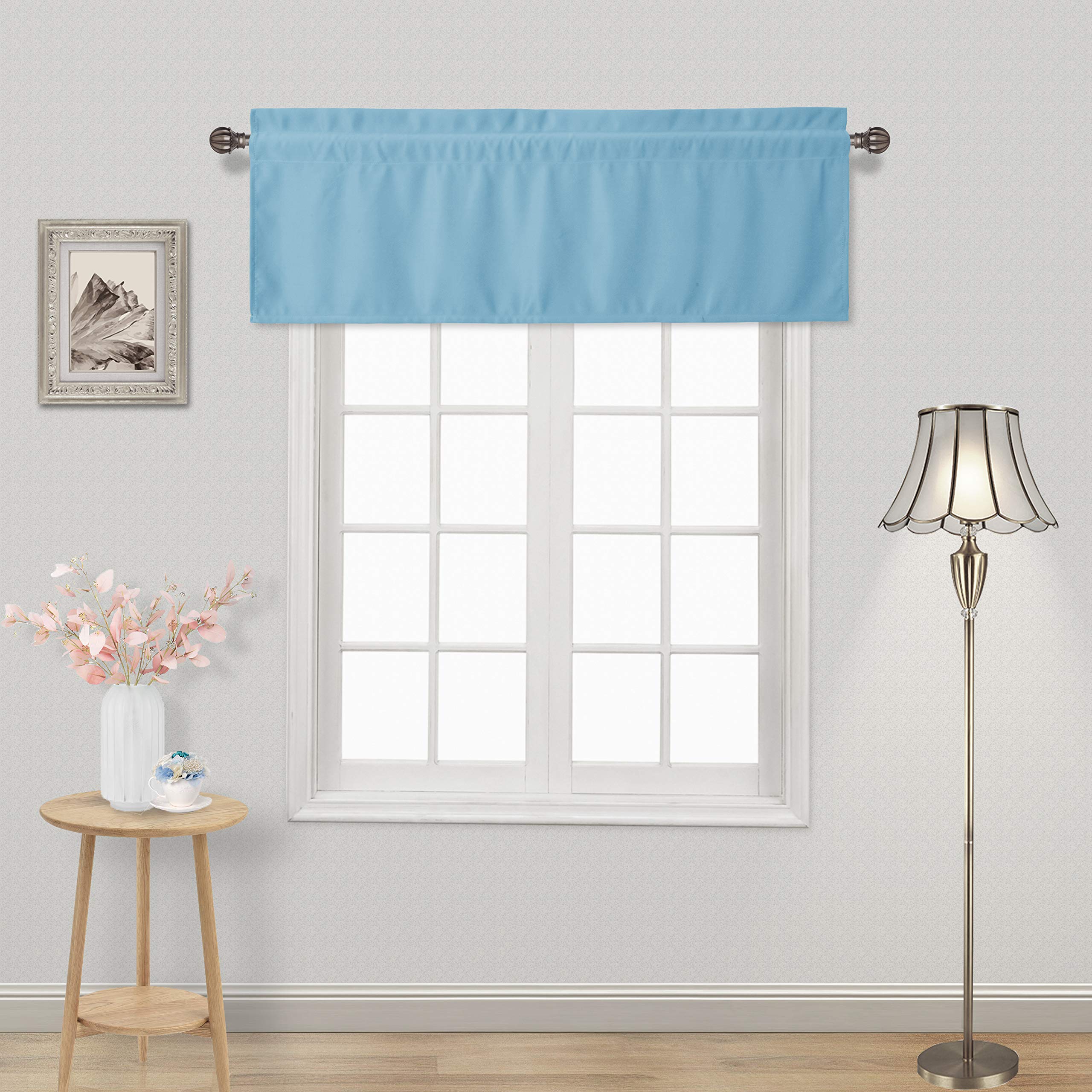 DWCN Blackout Valance Curtains for Kitchen, 1 Panel