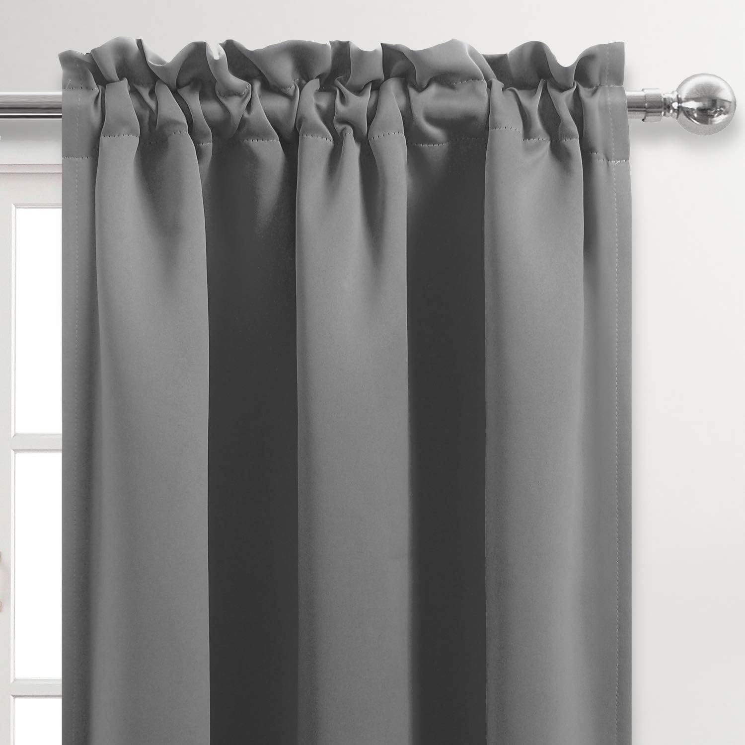 DWCN Blackout Valance Curtains for Kitchen, 1 Panel