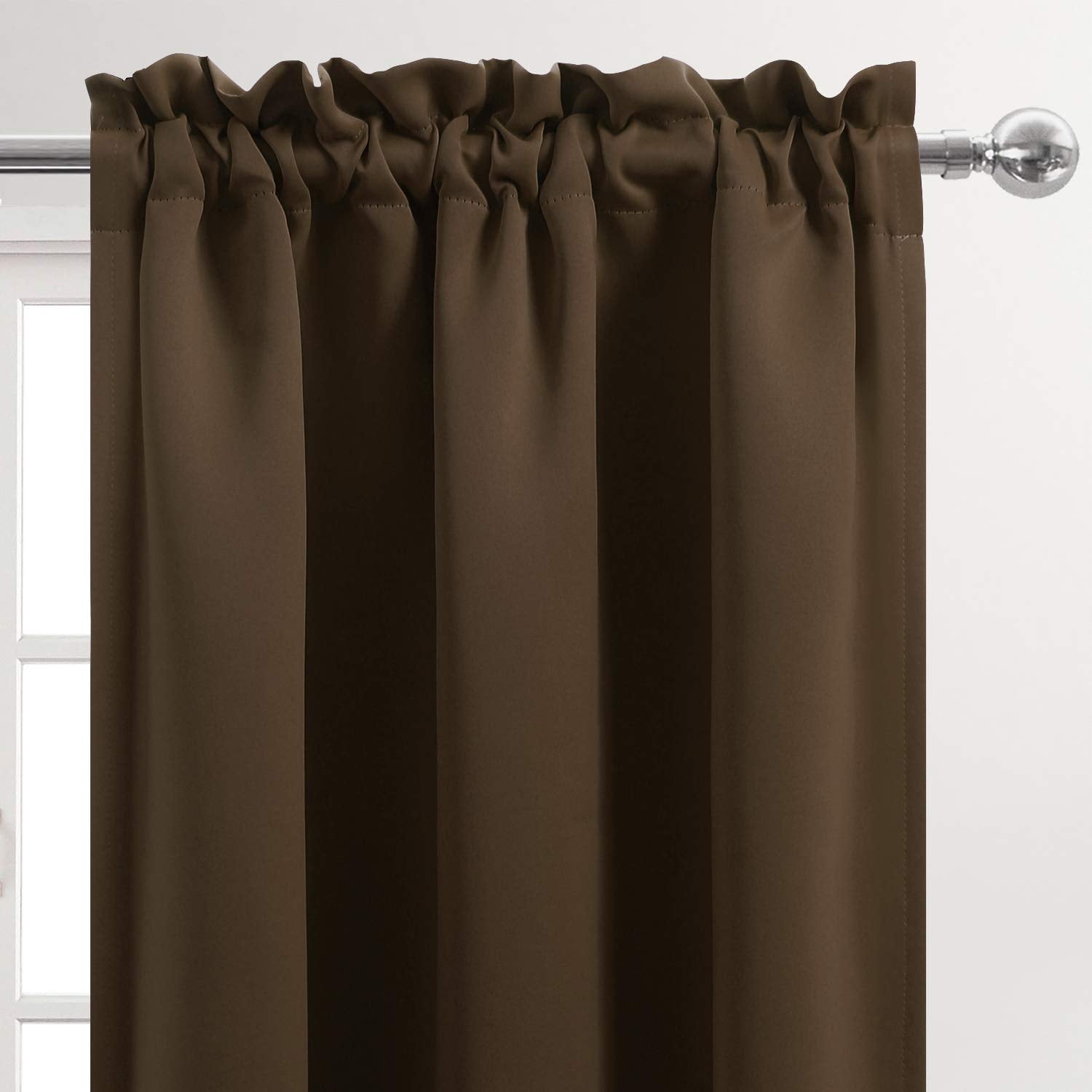 DWCN Blackout Valance Curtains for Kitchen, 1 Panel