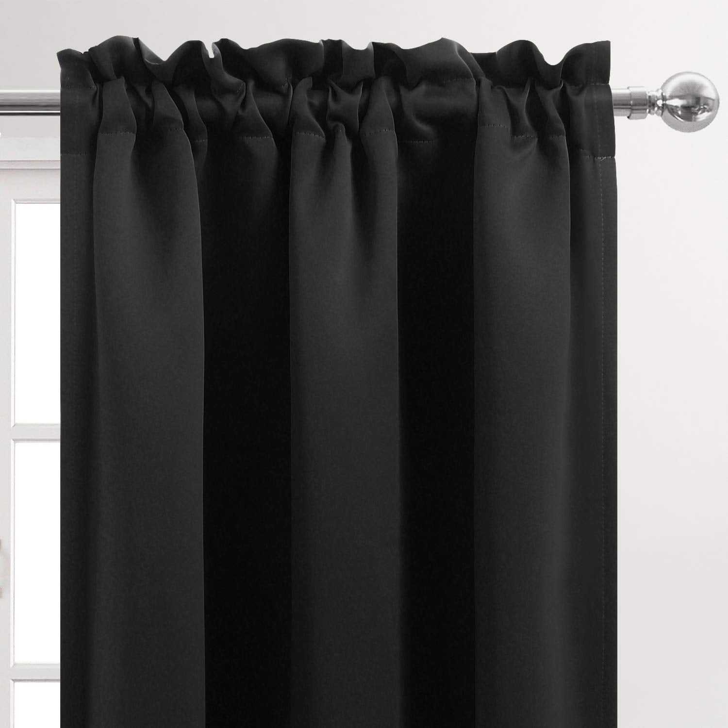 DWCN Blackout Valance Curtains for Kitchen, 1 Panel