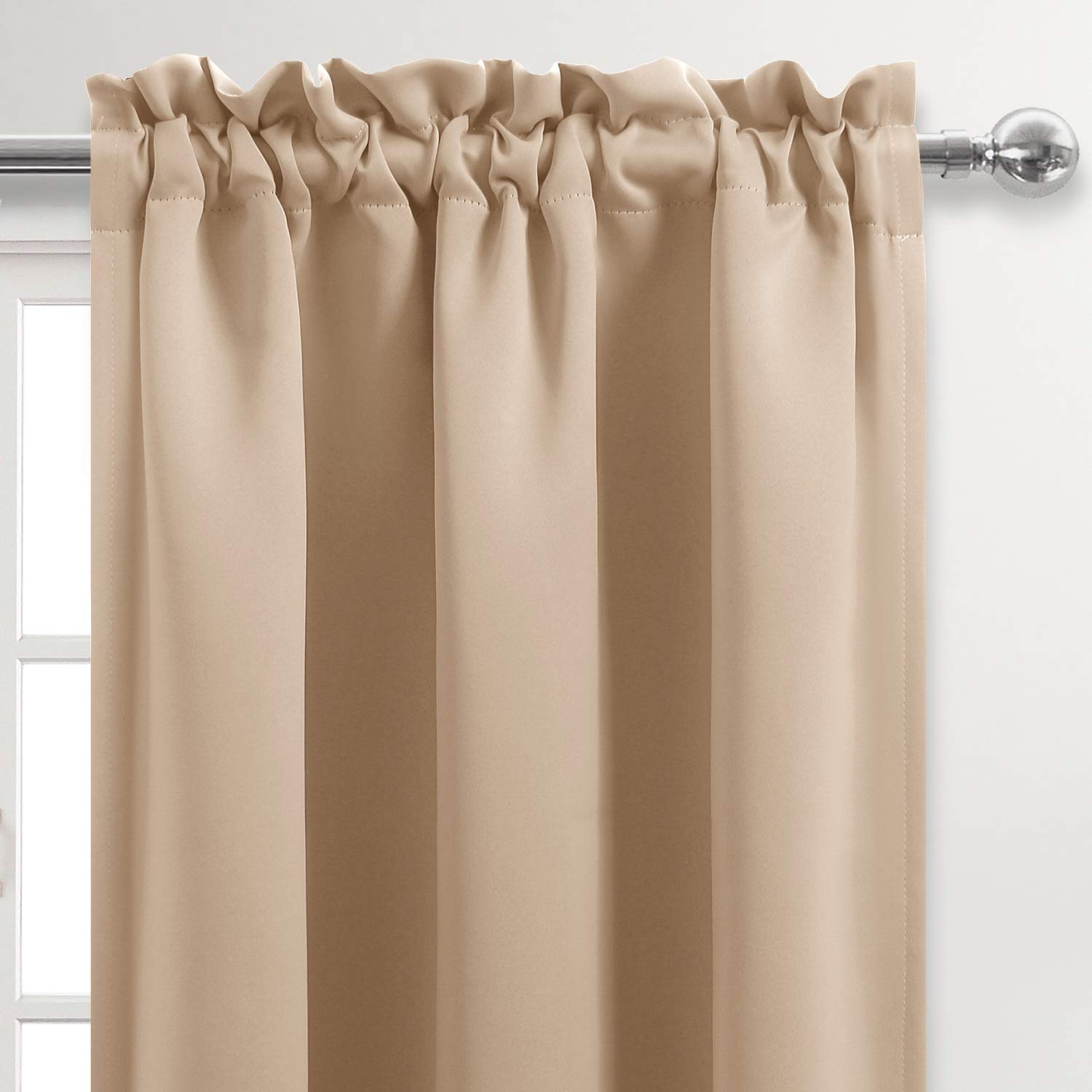DWCN Blackout Valance Curtains for Kitchen, 1 Panel