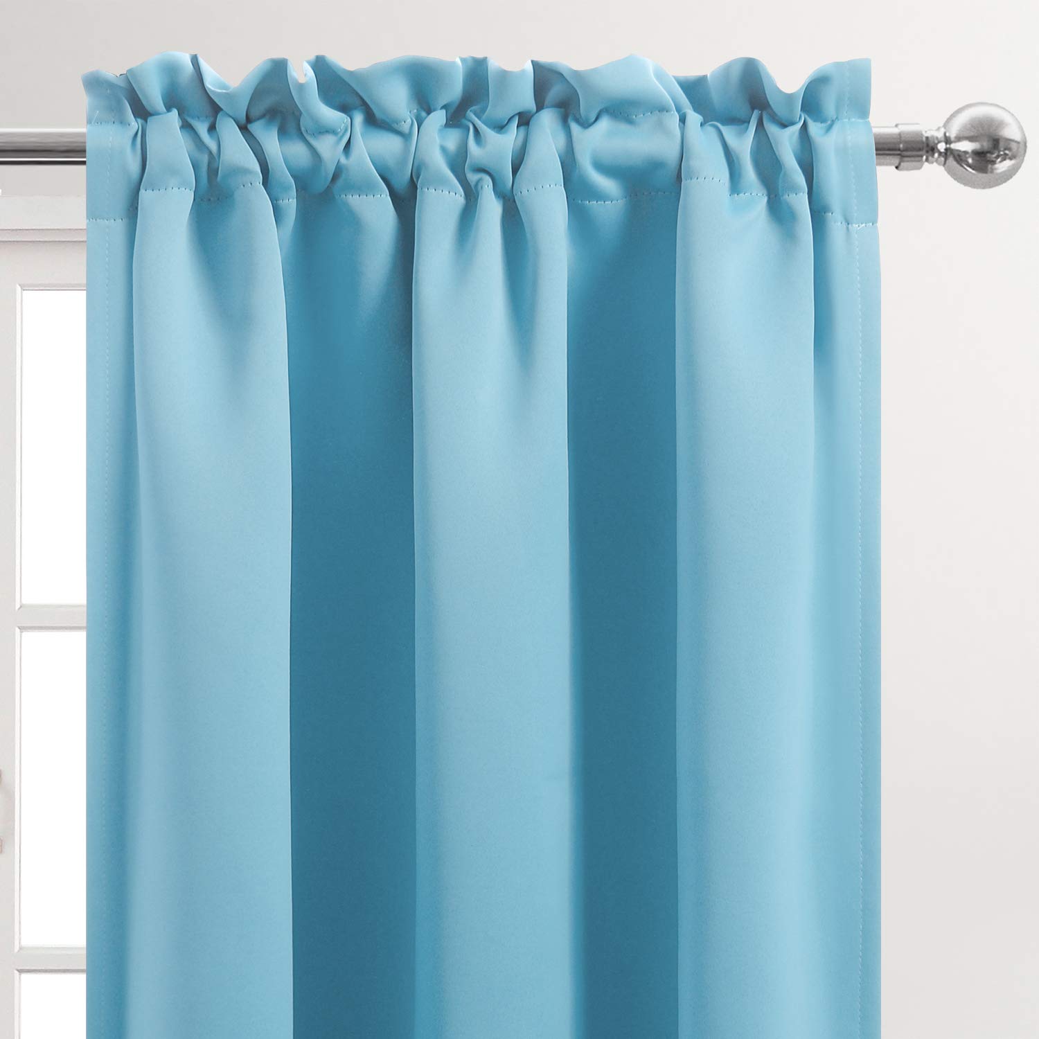DWCN Blackout Valance Curtains for Kitchen, 1 Panel