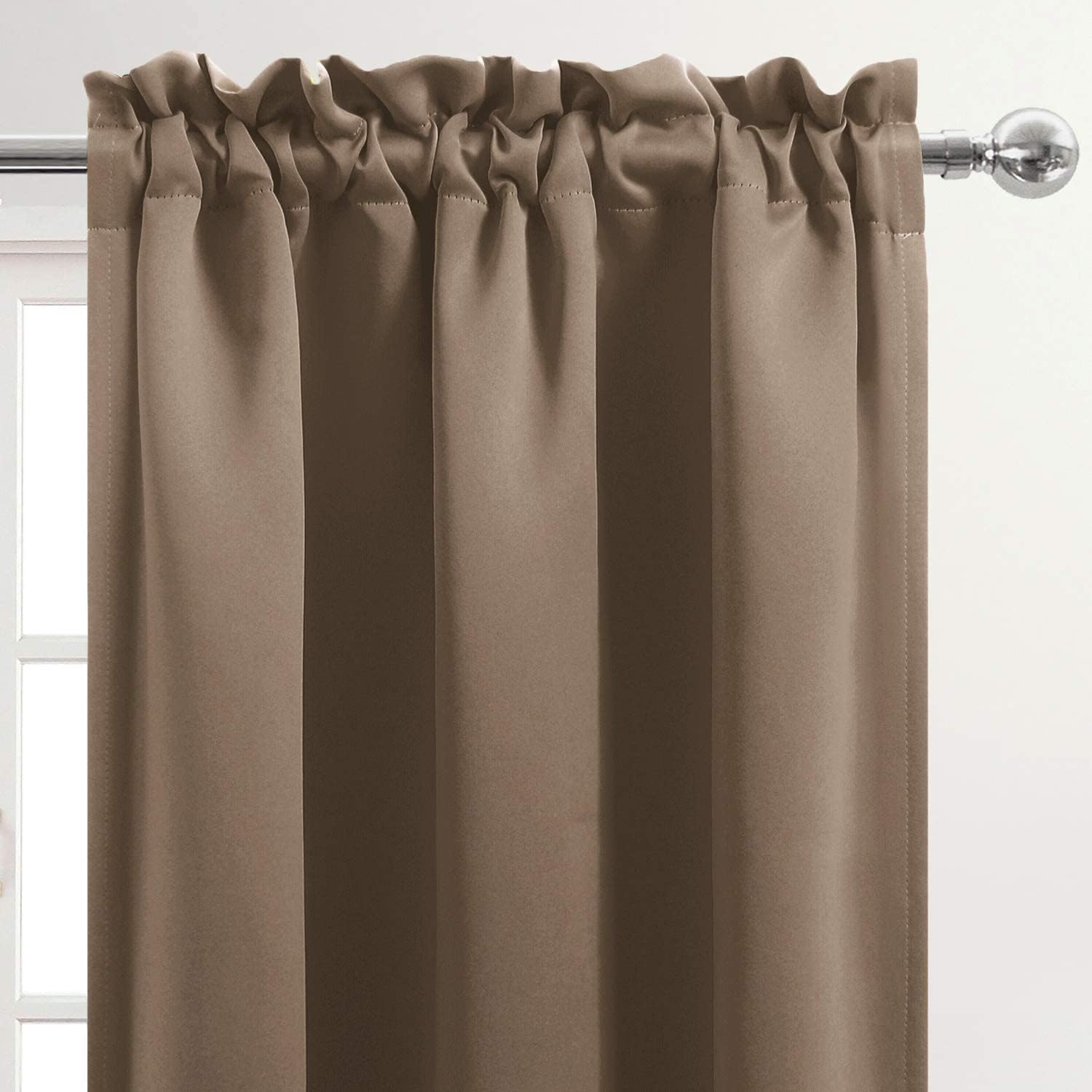 DWCN Blackout Valance Curtains for Kitchen, 1 Panel