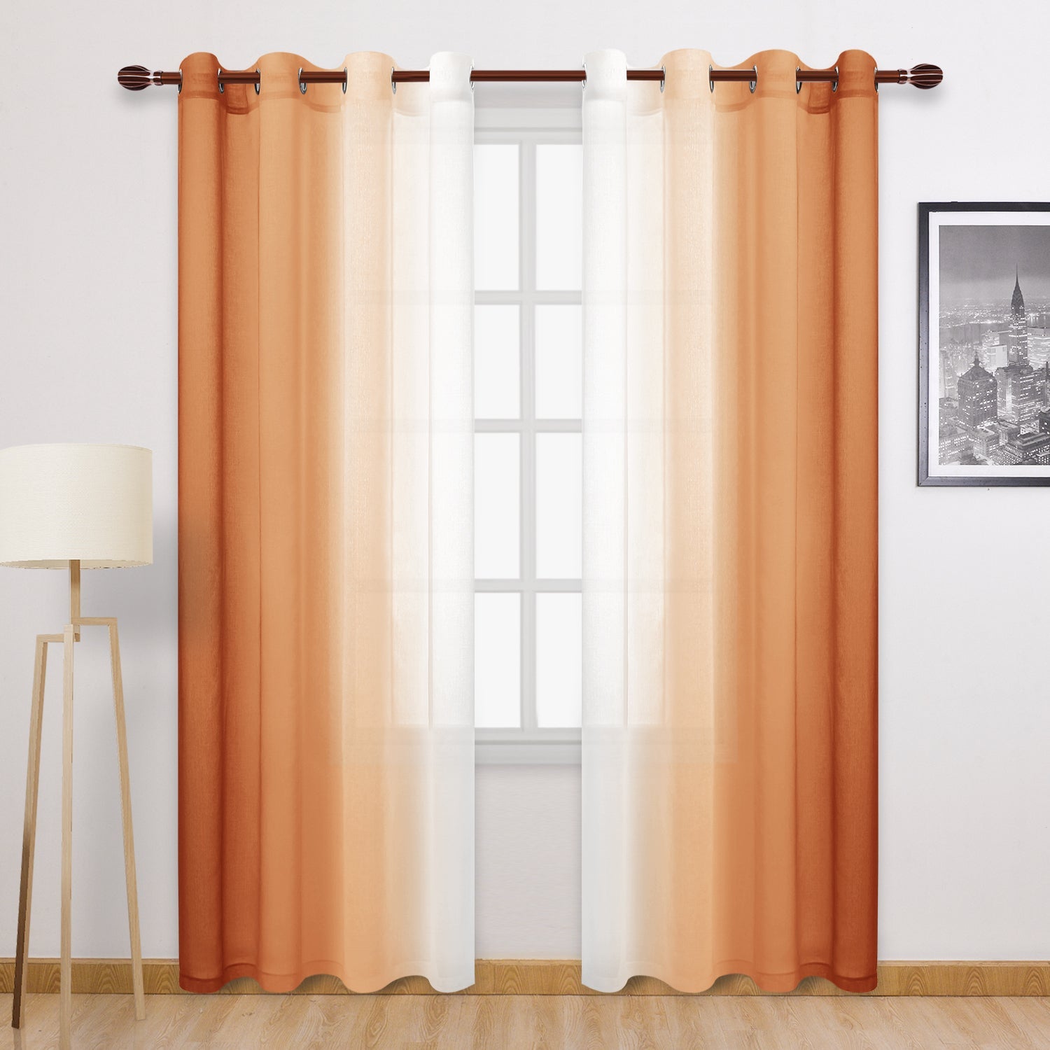 DWCN Ombre Sheer Curtains - DWCN Official