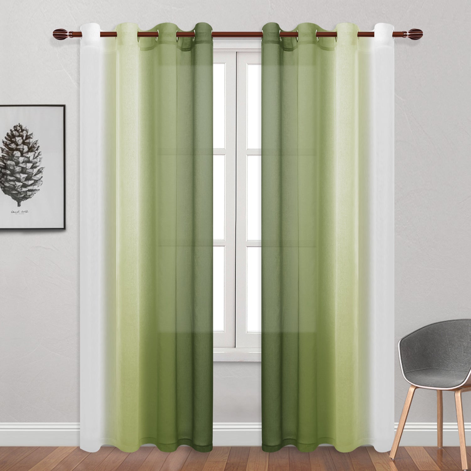 DWCN Ombre Sheer Curtains - DWCN Official