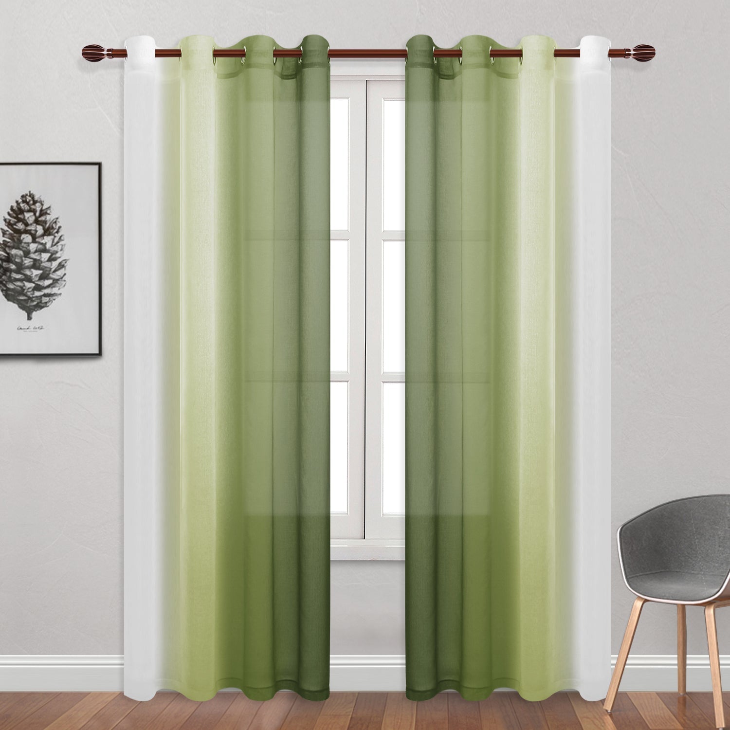 DWCN Ombre Sheer Curtains - DWCN Official