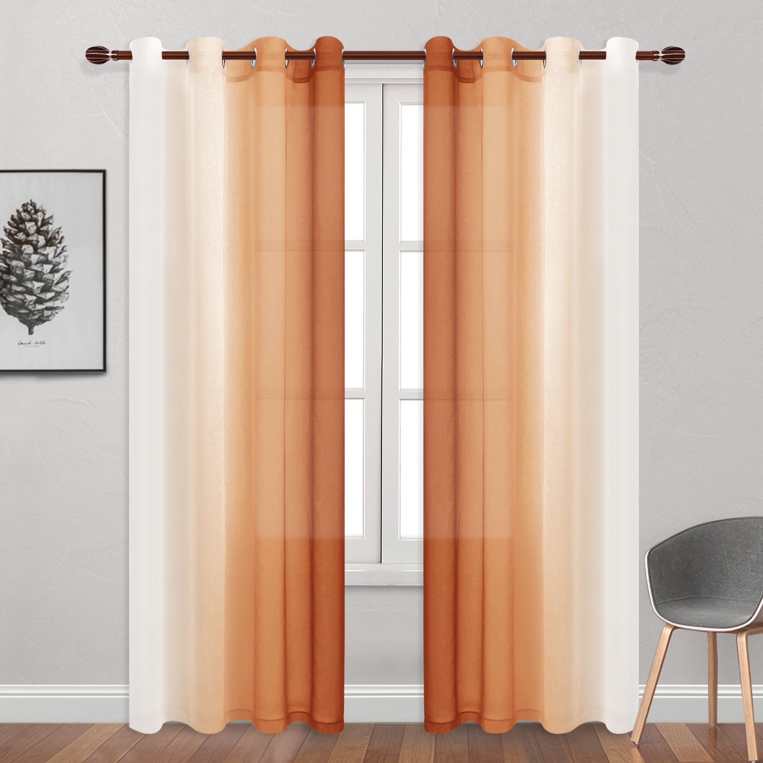 DWCN Ombre Sheer Curtains - DWCN Official