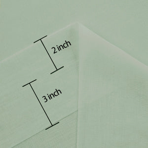 Rod Pocket Sheer Curtains, Set of 2 Panels
