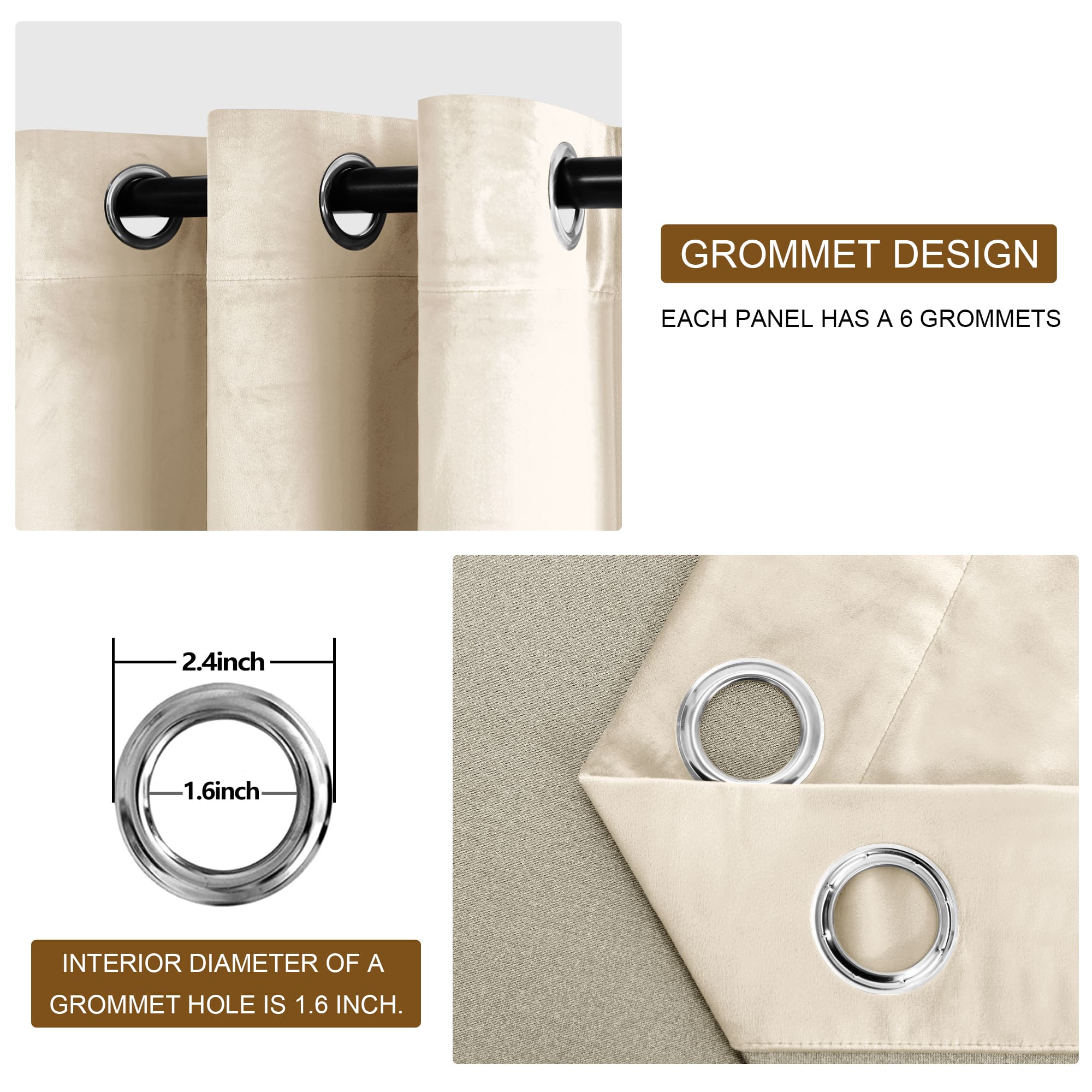 DWCN Velvet Blackout Curtains - DWCN Official