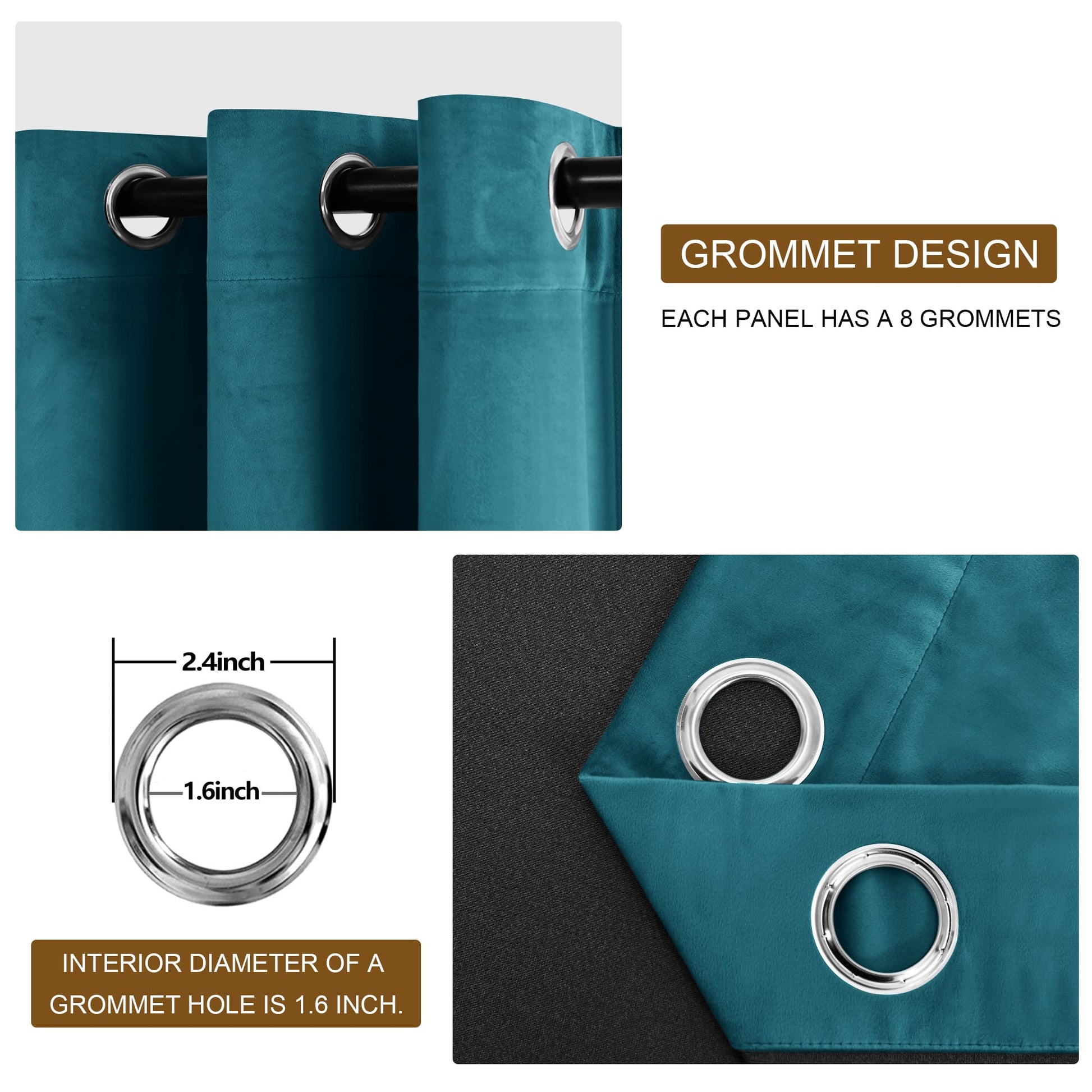 DWCN Velvet Blackout Curtains - DWCN Official