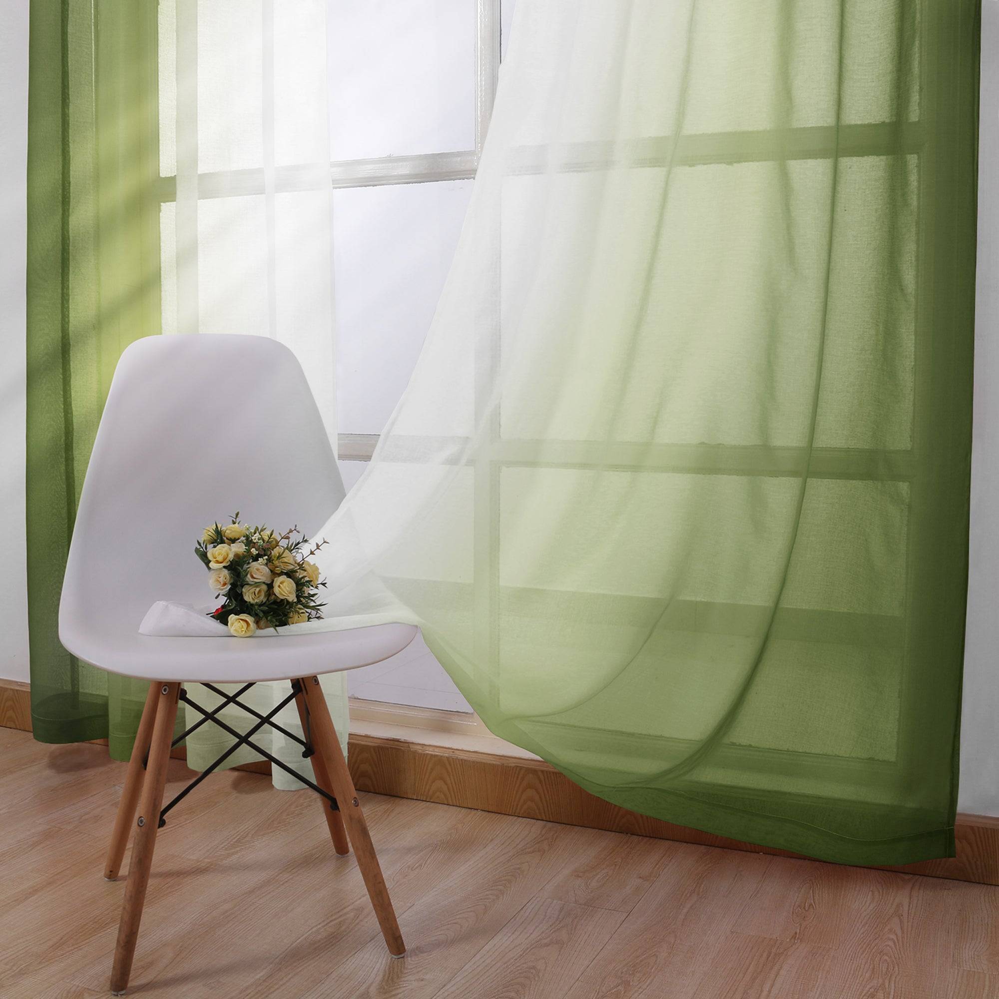 DWCN Ombre Sheer Curtains - DWCN Official