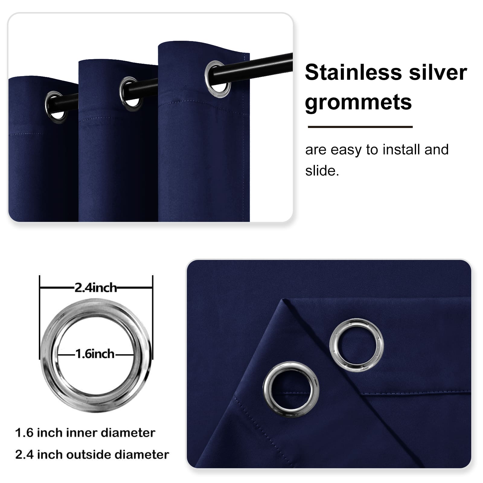 DWCN Grommet Blackout Curtains - DWCN Official