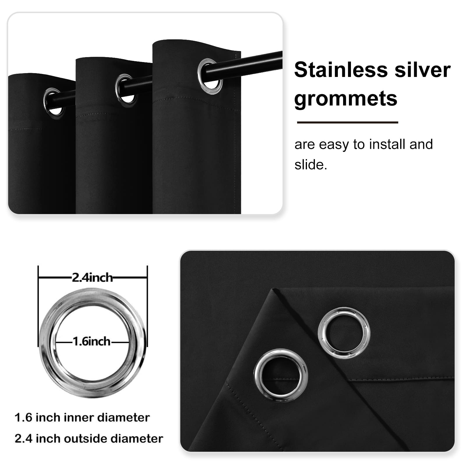 DWCN Grommet Blackout Curtains - DWCN Official