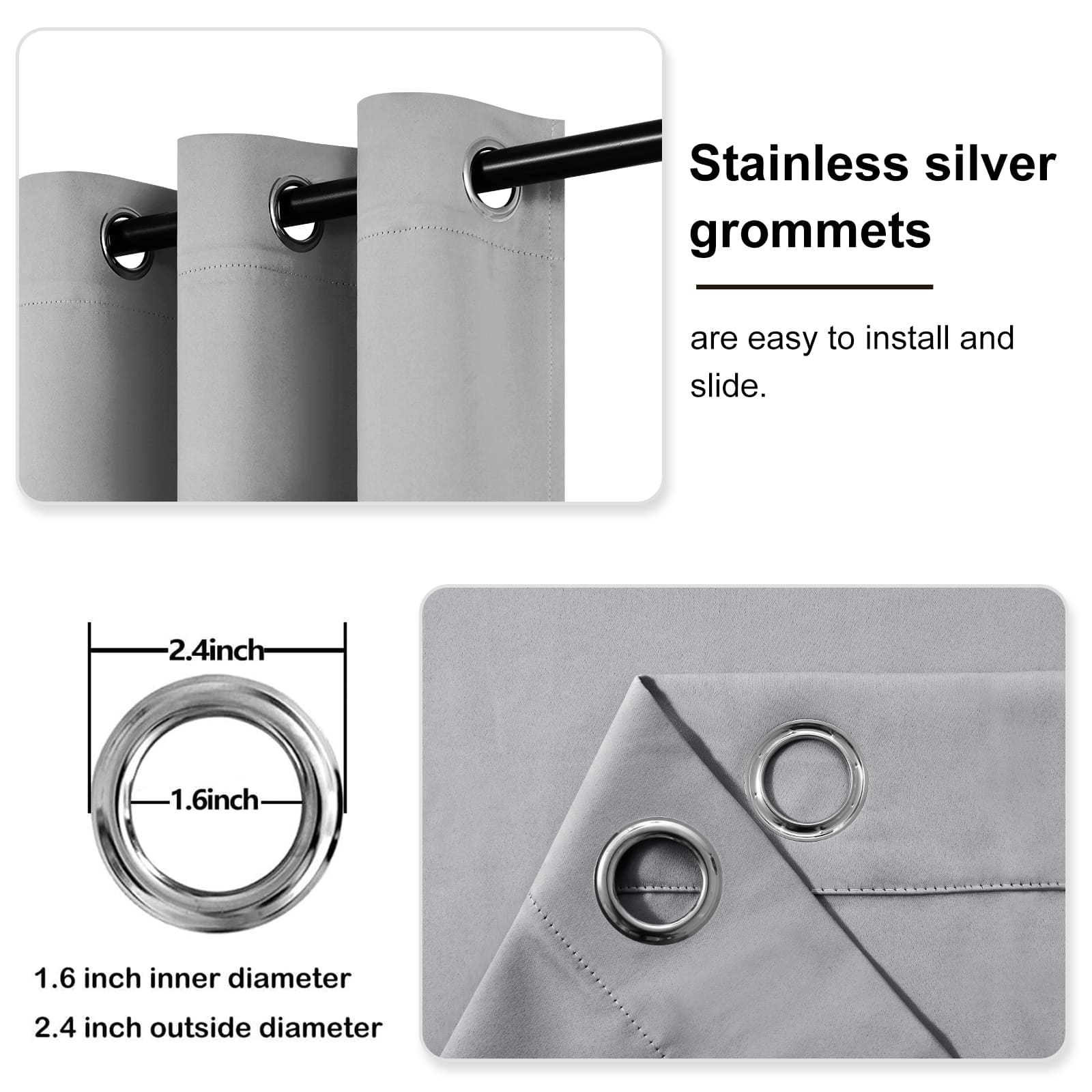 DWCN Grommet Blackout Curtains - DWCN Official