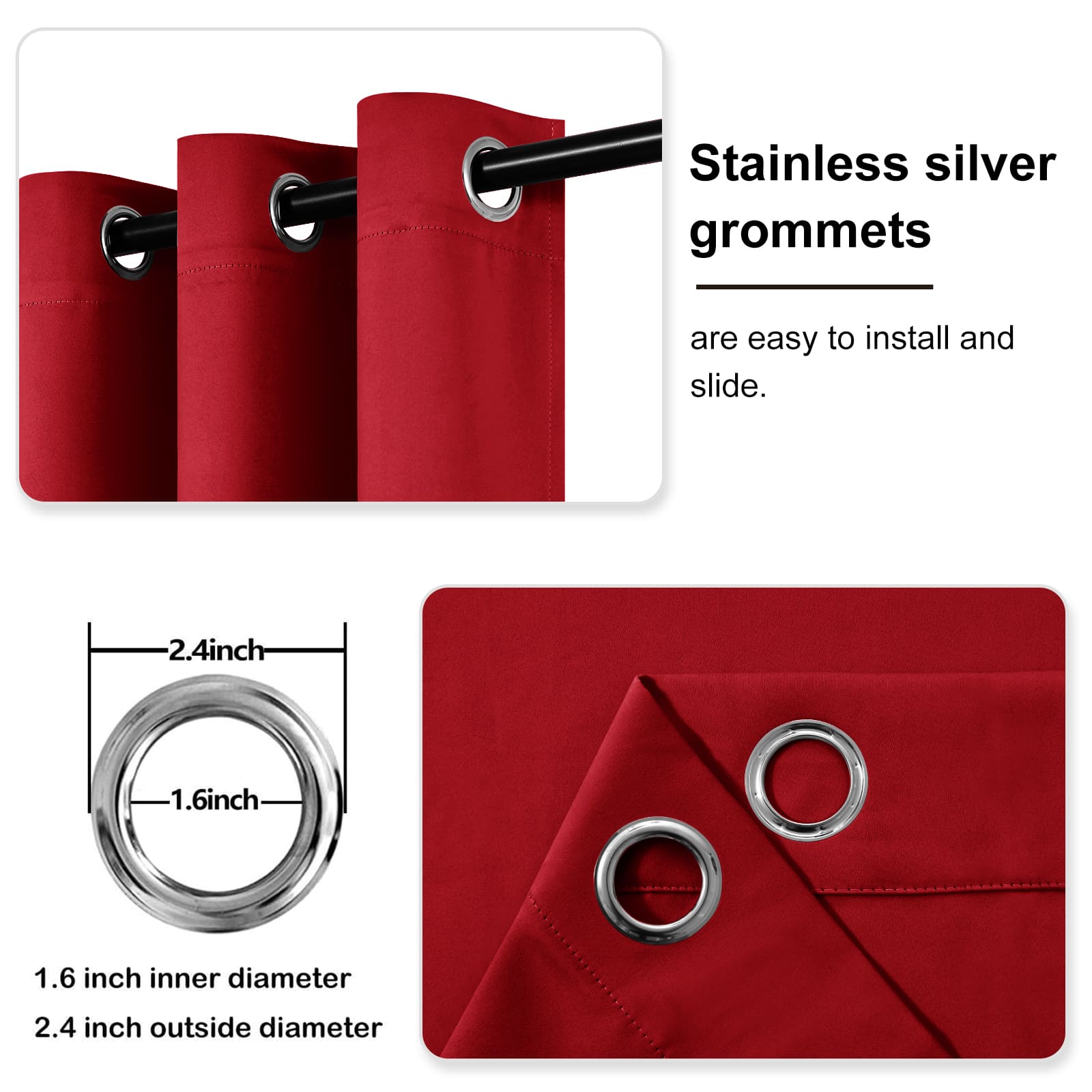 DWCN Grommet Blackout Curtains - DWCN Official