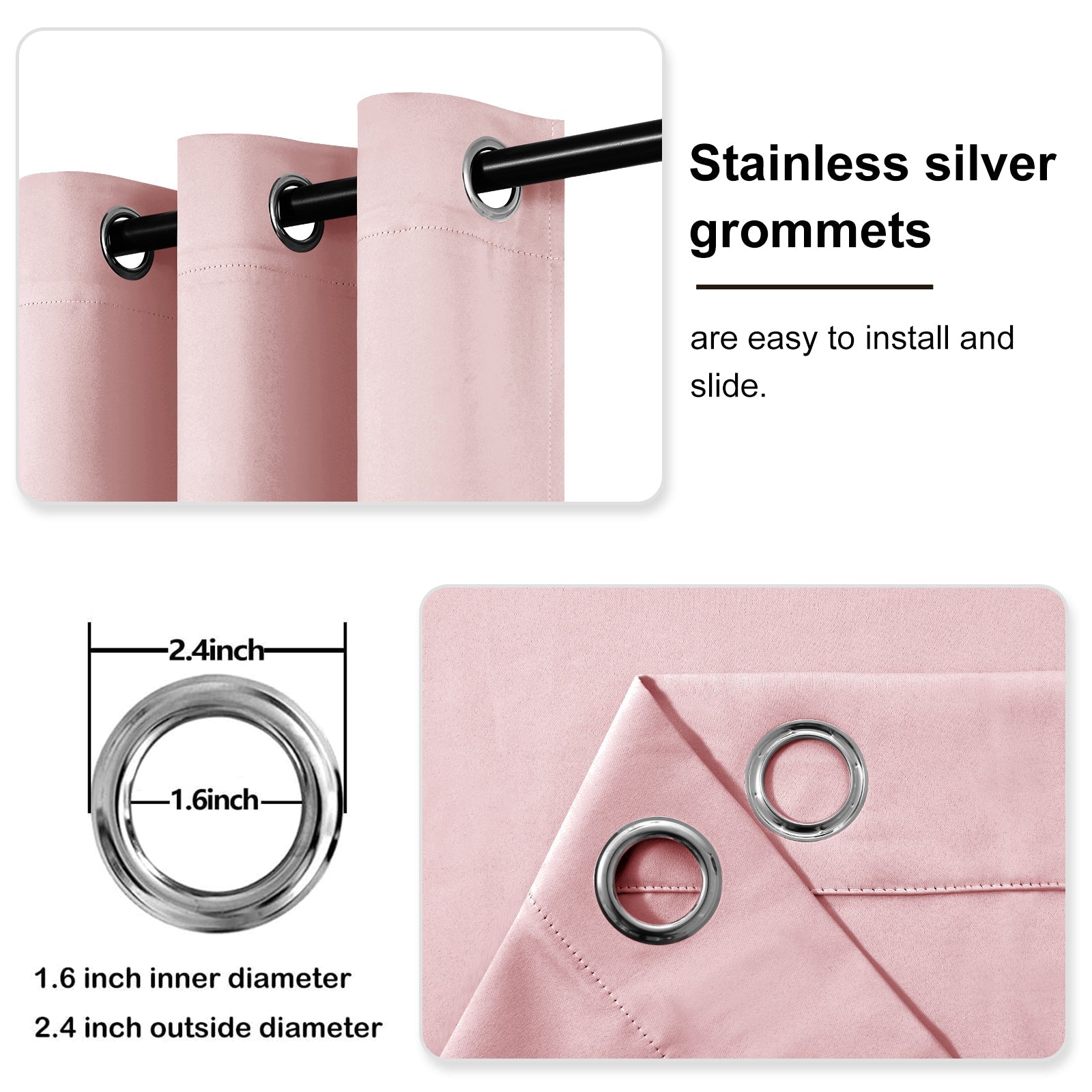 DWCN Grommet Blackout Curtains - DWCN Official