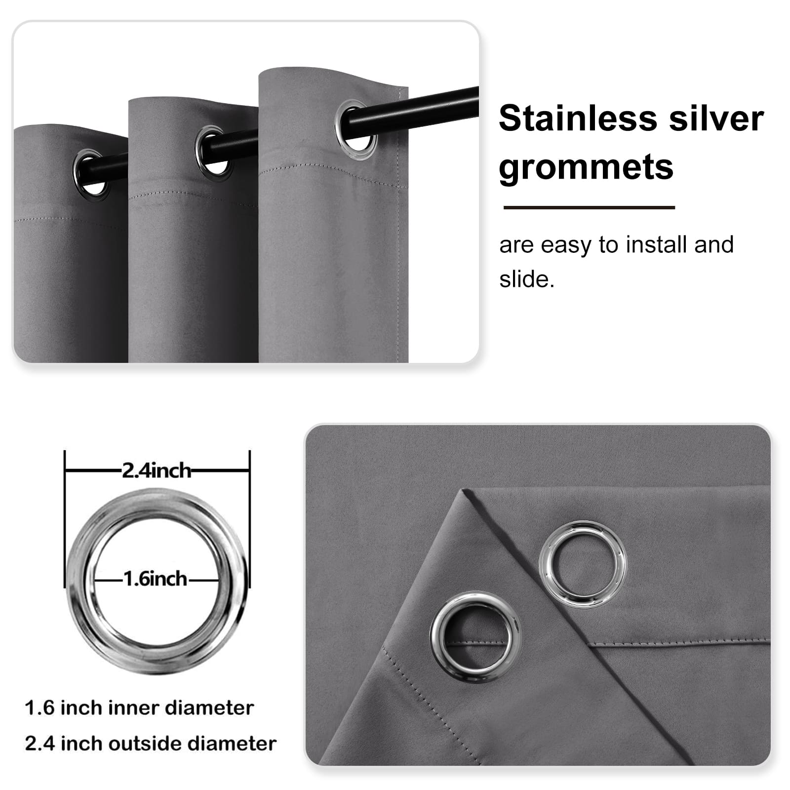 DWCN Grommet Blackout Curtains - DWCN Official