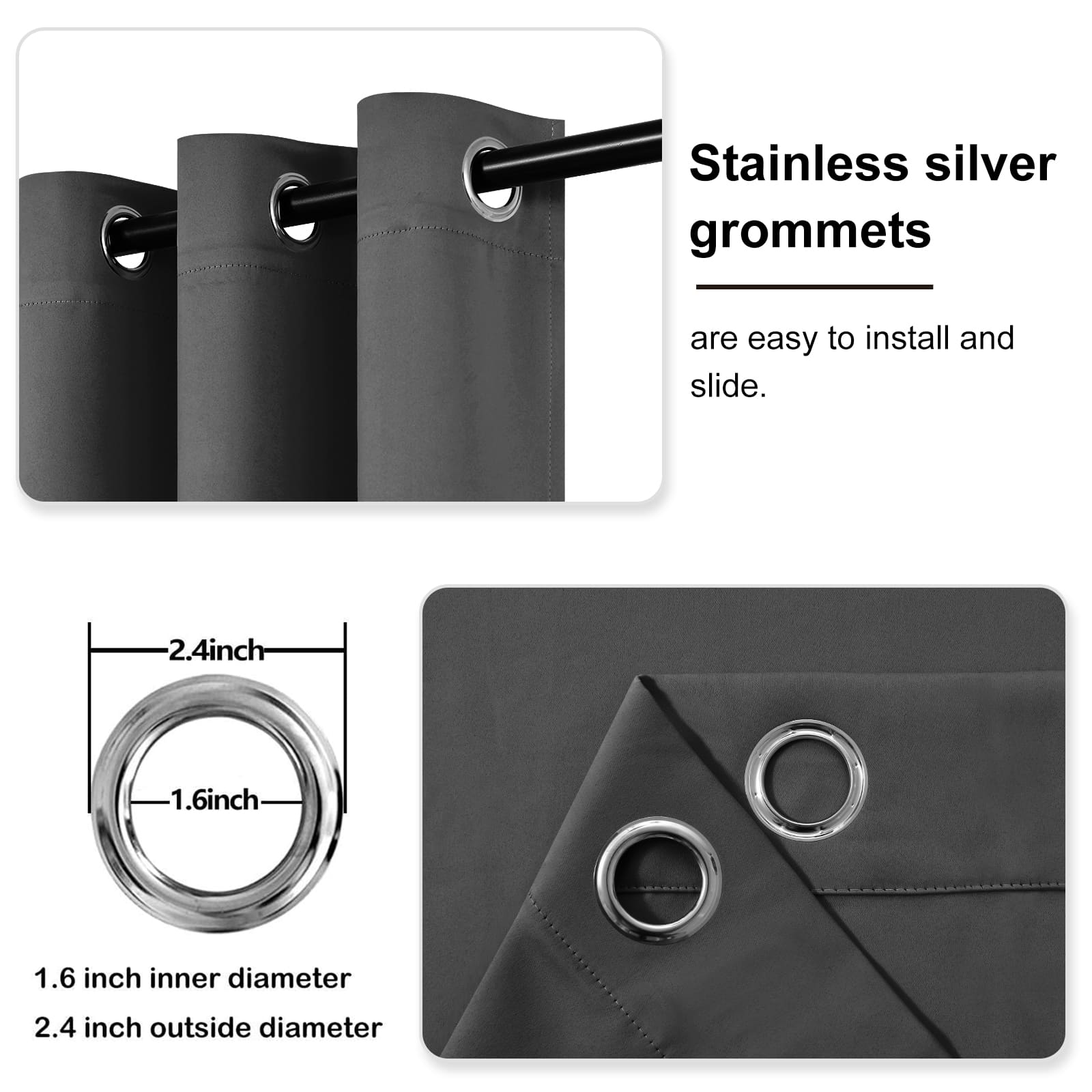 DWCN Grommet Blackout Curtains - DWCN Official