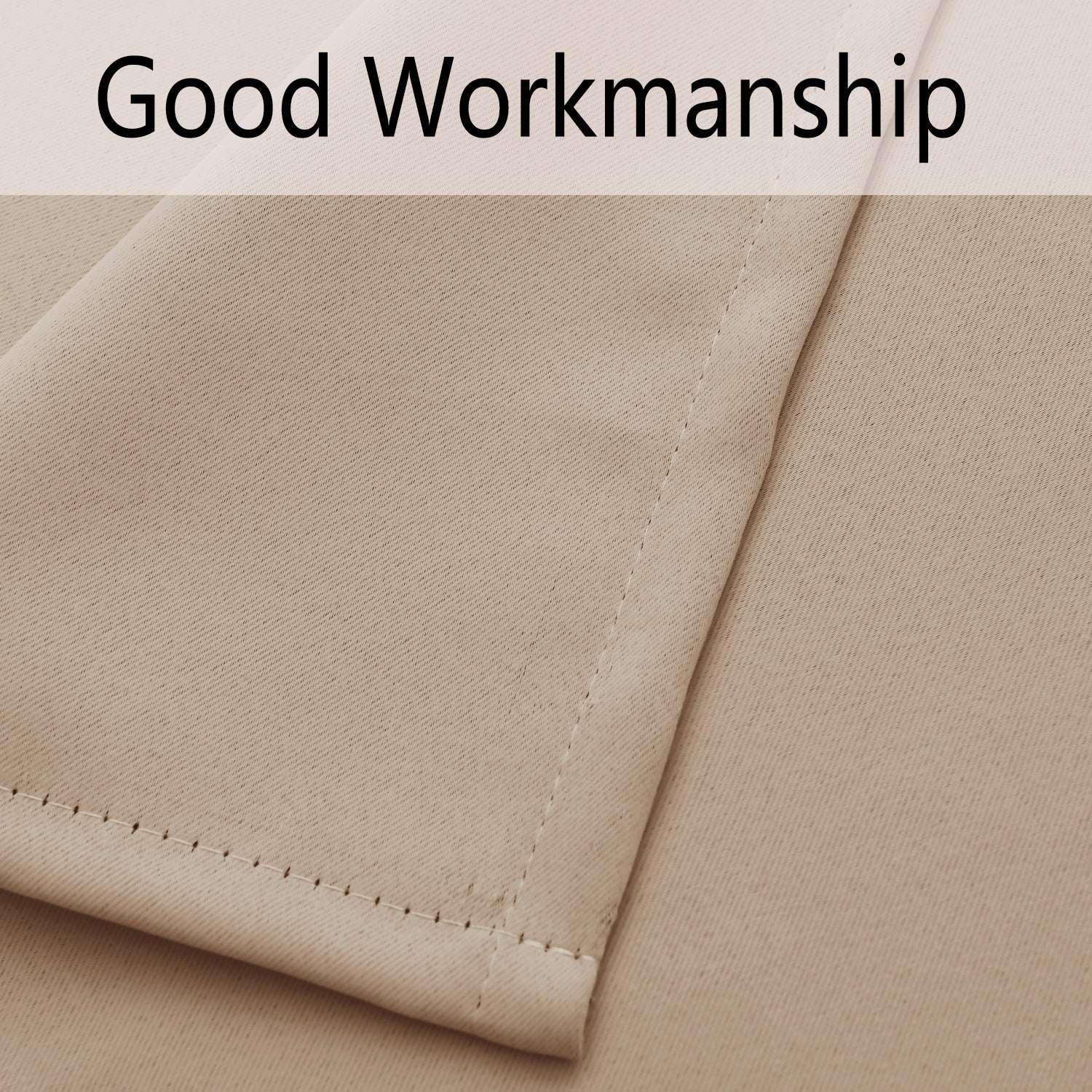 DWCN Grommet Blackout Curtains with Tiebacks - DWCN Official