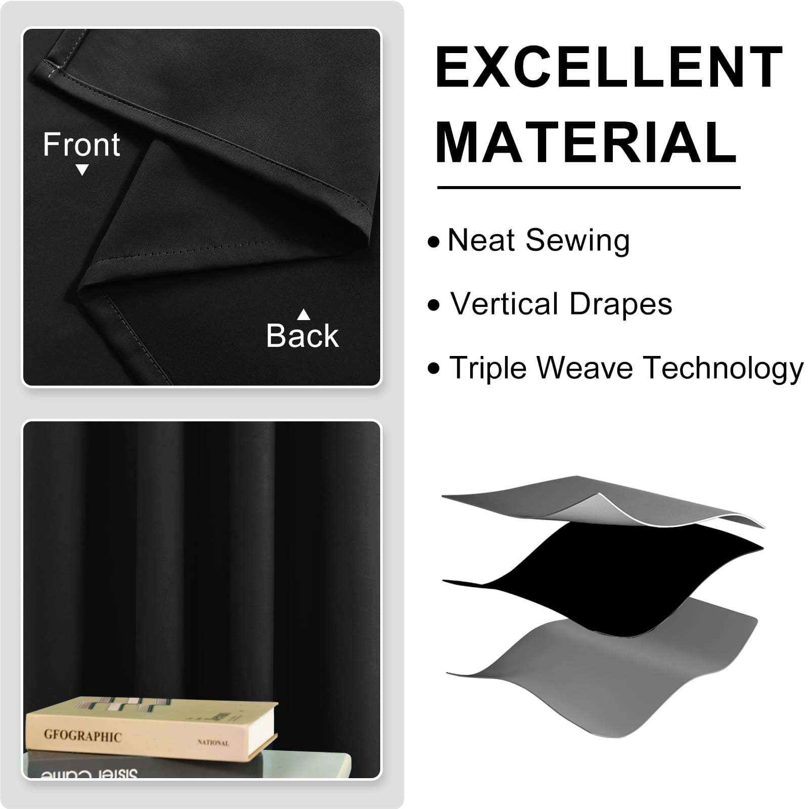 DWCN Grommet Blackout Curtains - DWCN Official