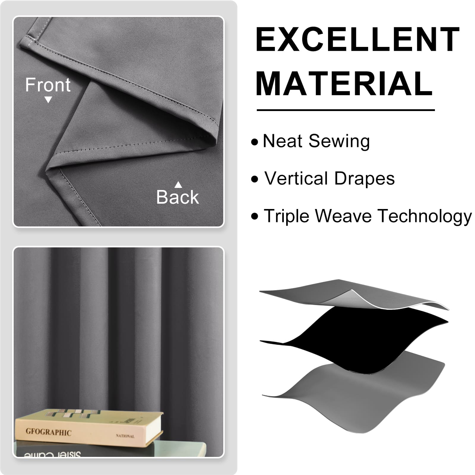 DWCN Grommet Blackout Curtains - DWCN Official