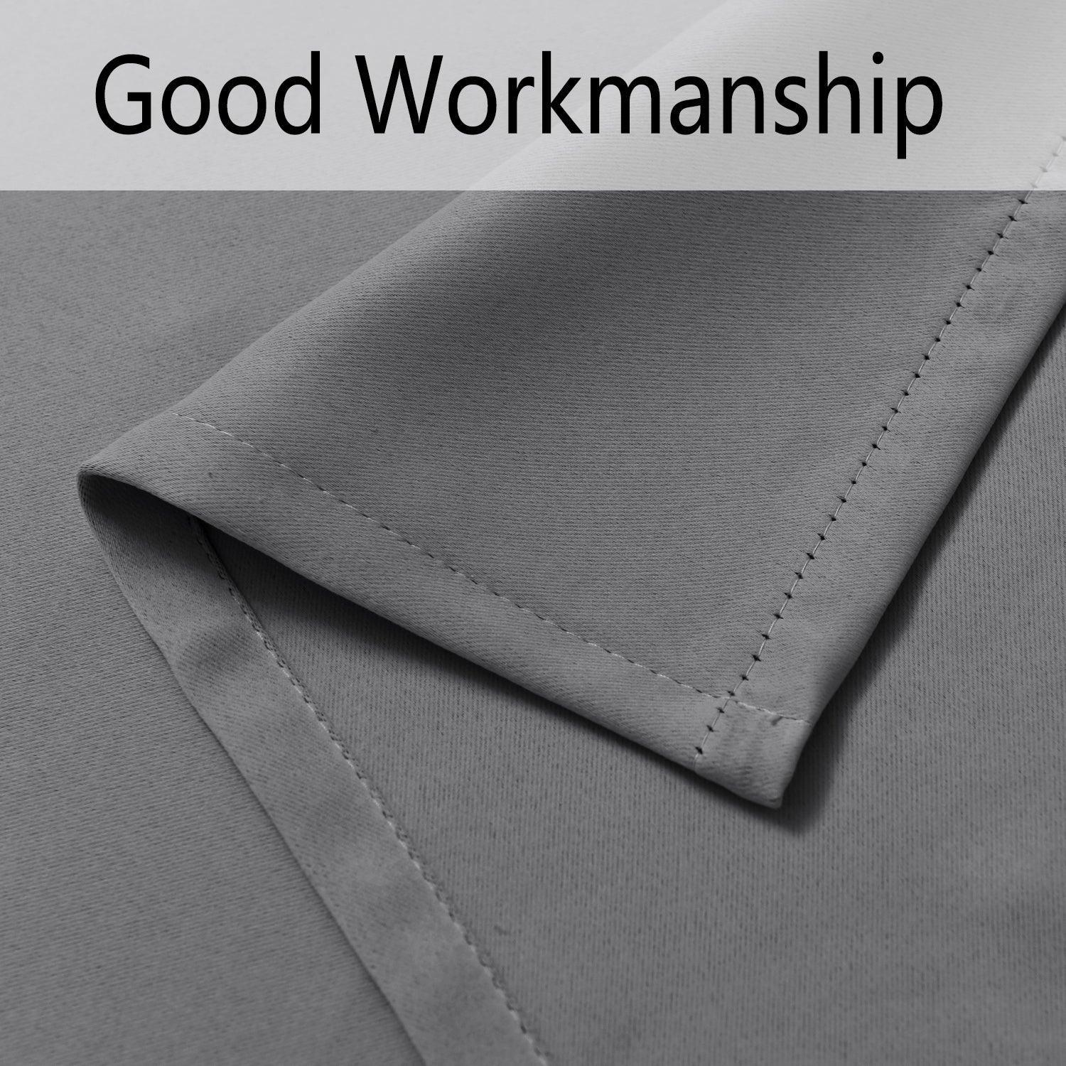 DWCN Grommet Blackout Curtains with Tiebacks - DWCN Official