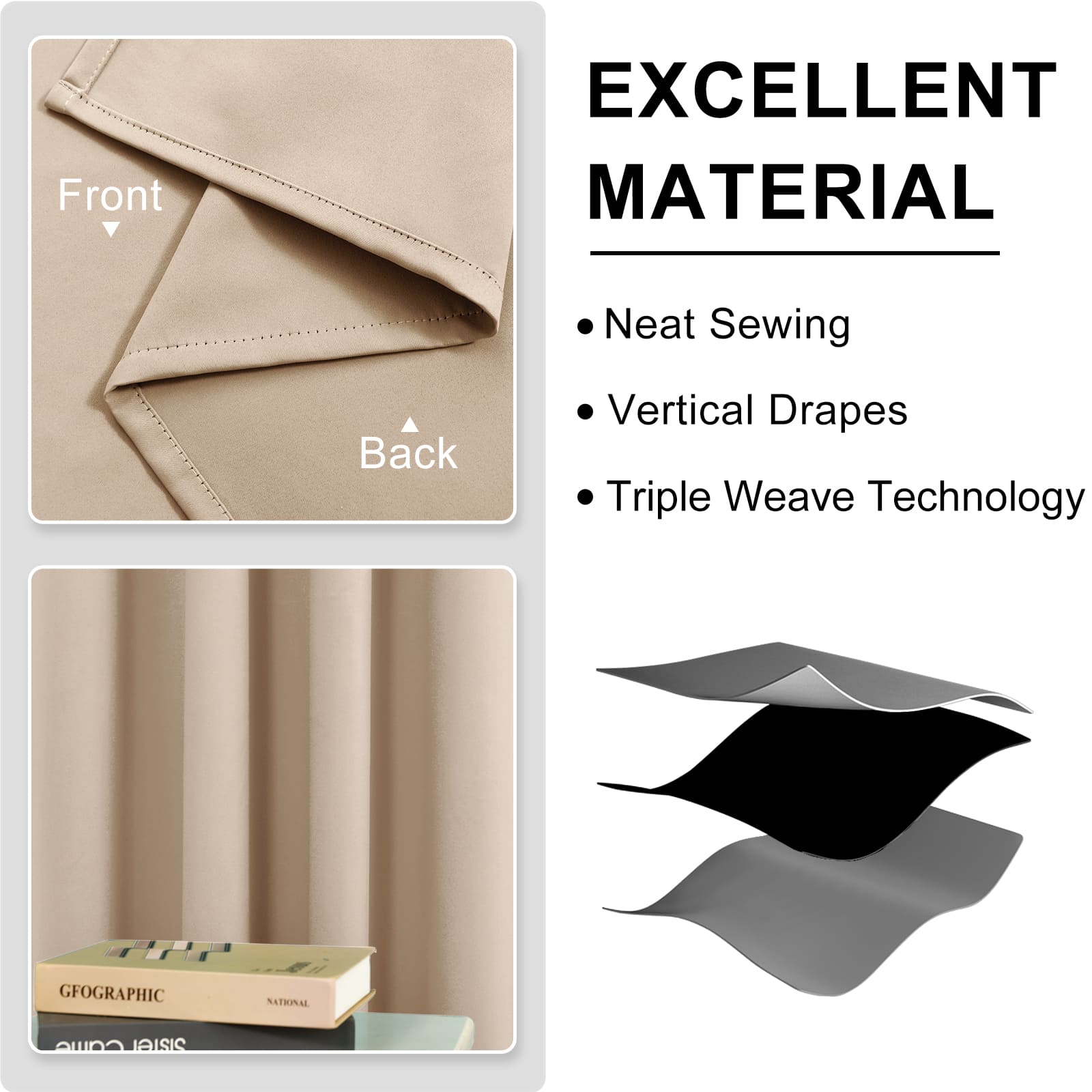 DWCN Grommet Blackout Curtains - DWCN Official
