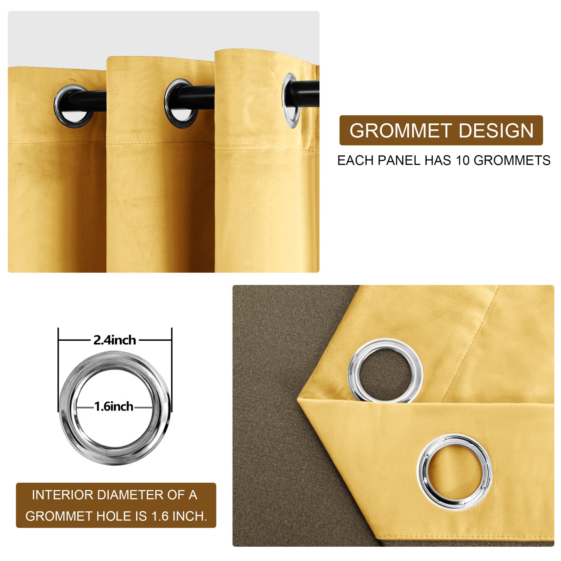 DWCN Velvet Blackout Curtains - DWCN Official