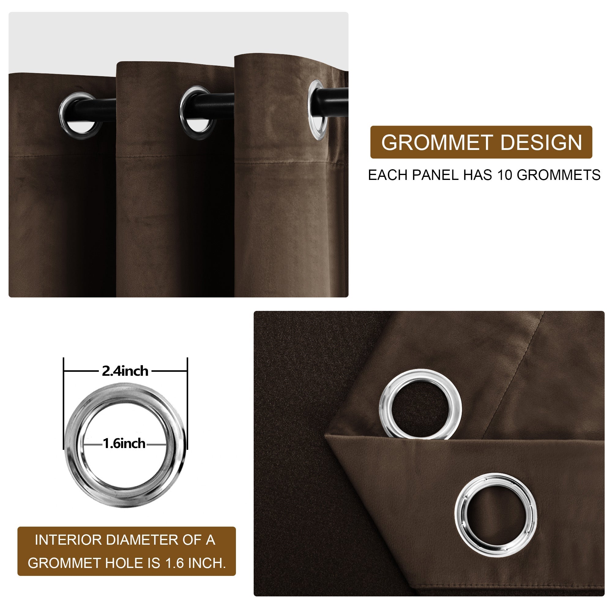 DWCN Velvet Blackout Curtains - DWCN Official
