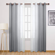 DWCN Ombre Sheer Curtains - DWCN Official