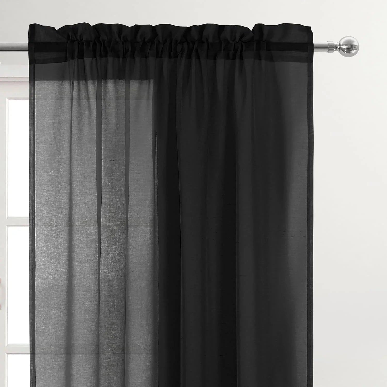 DWCN Rod Pocket Sheer Curtains - DWCN Official