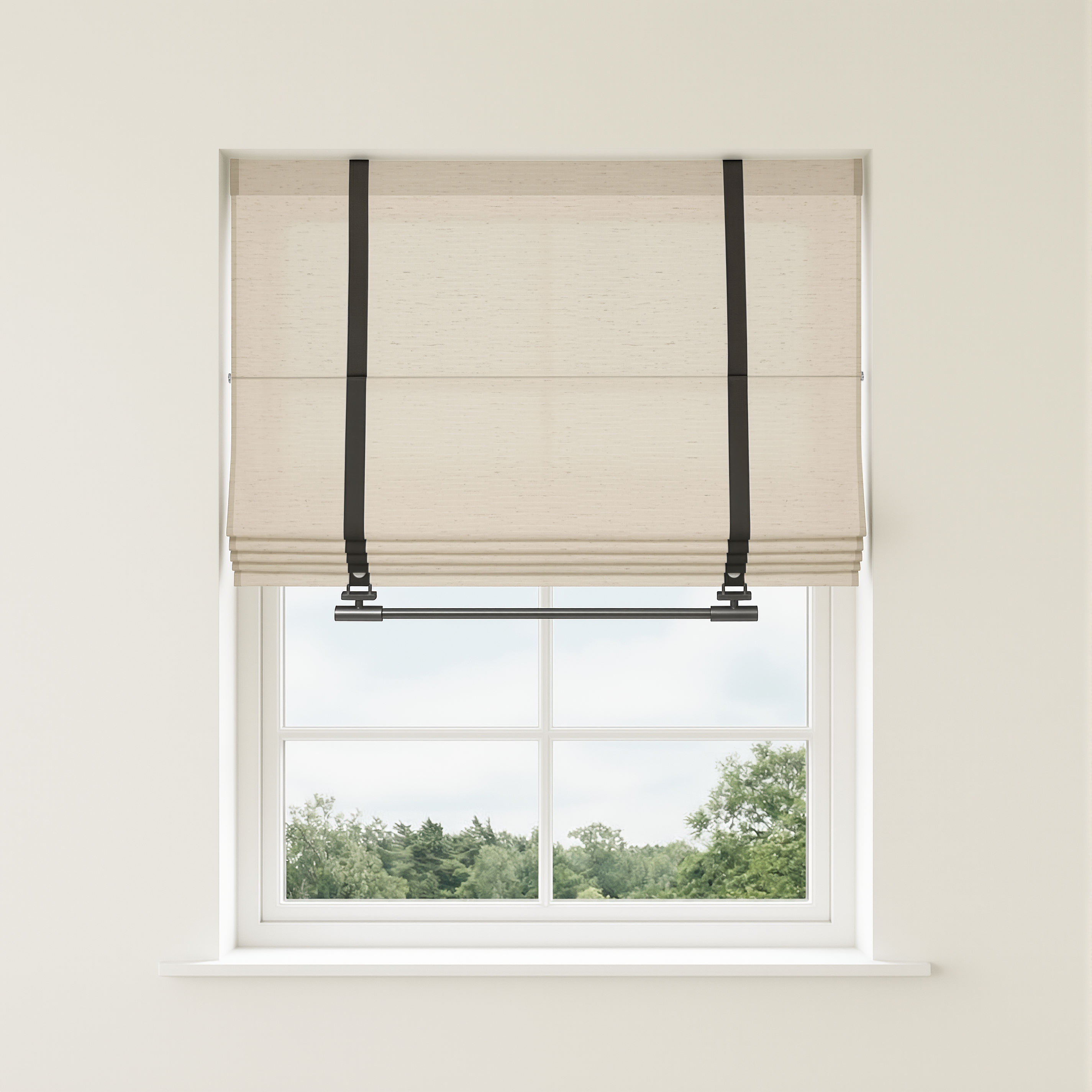 Florence Custom Linen Roman Shades