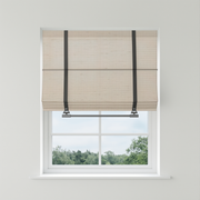 Seraphina Custom Linen Roman Shades