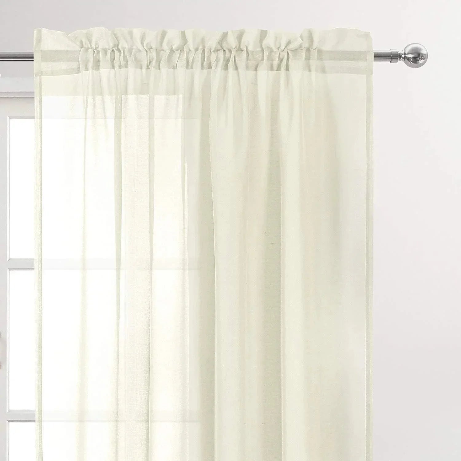DWCN Rod Pocket Sheer Curtains - DWCN Official