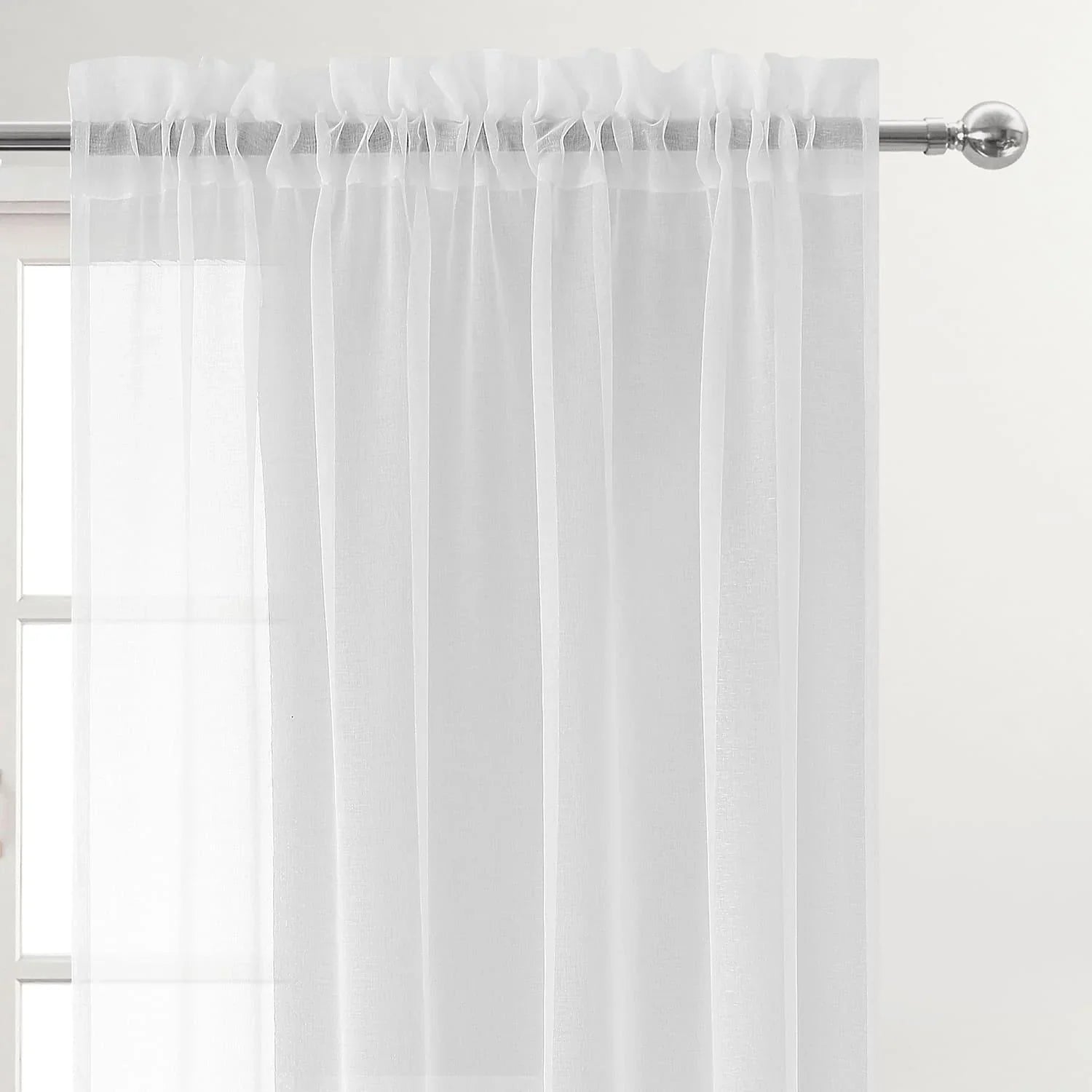 DWCN Rod Pocket Sheer Curtains - DWCN Official