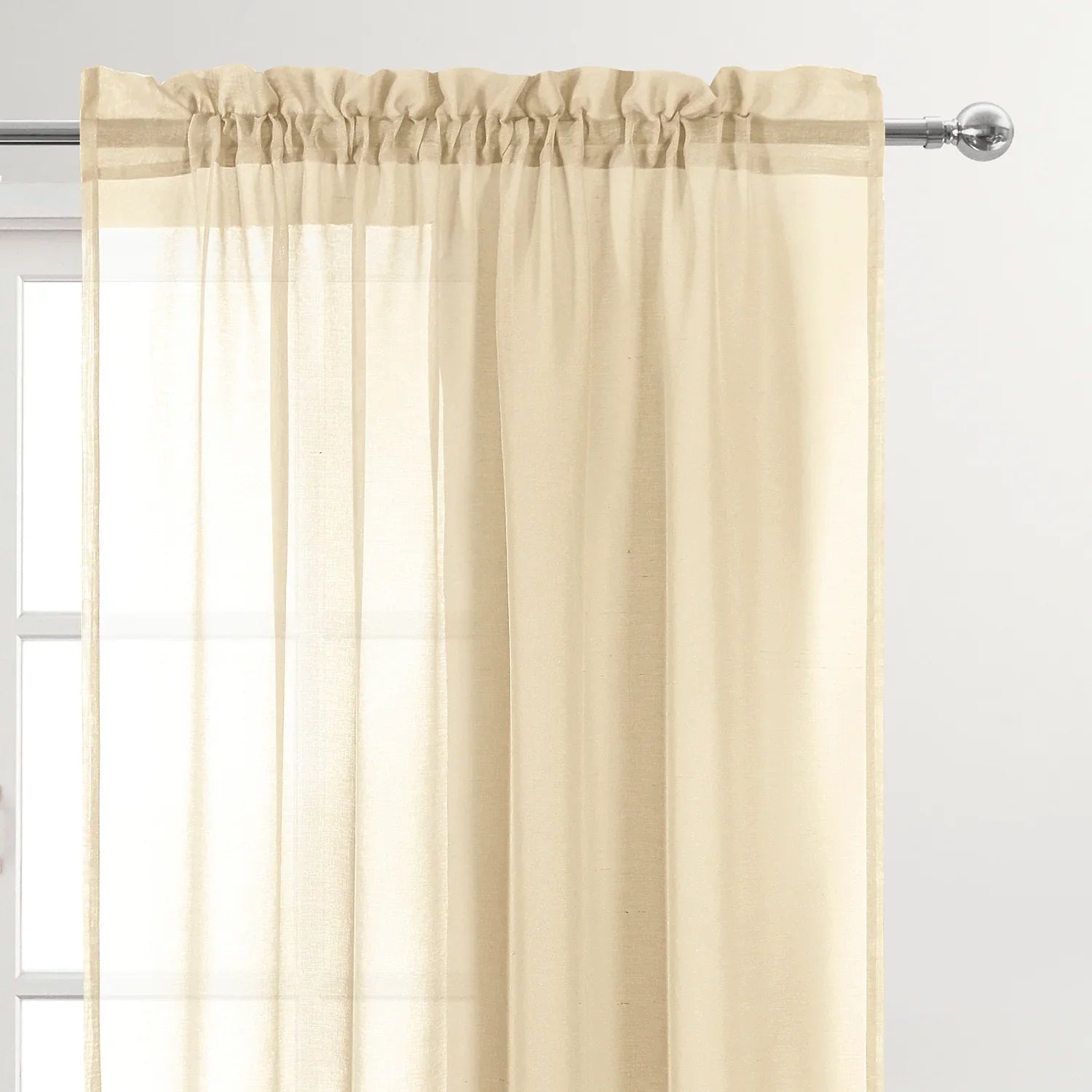 DWCN Rod Pocket Sheer Curtains - DWCN Official