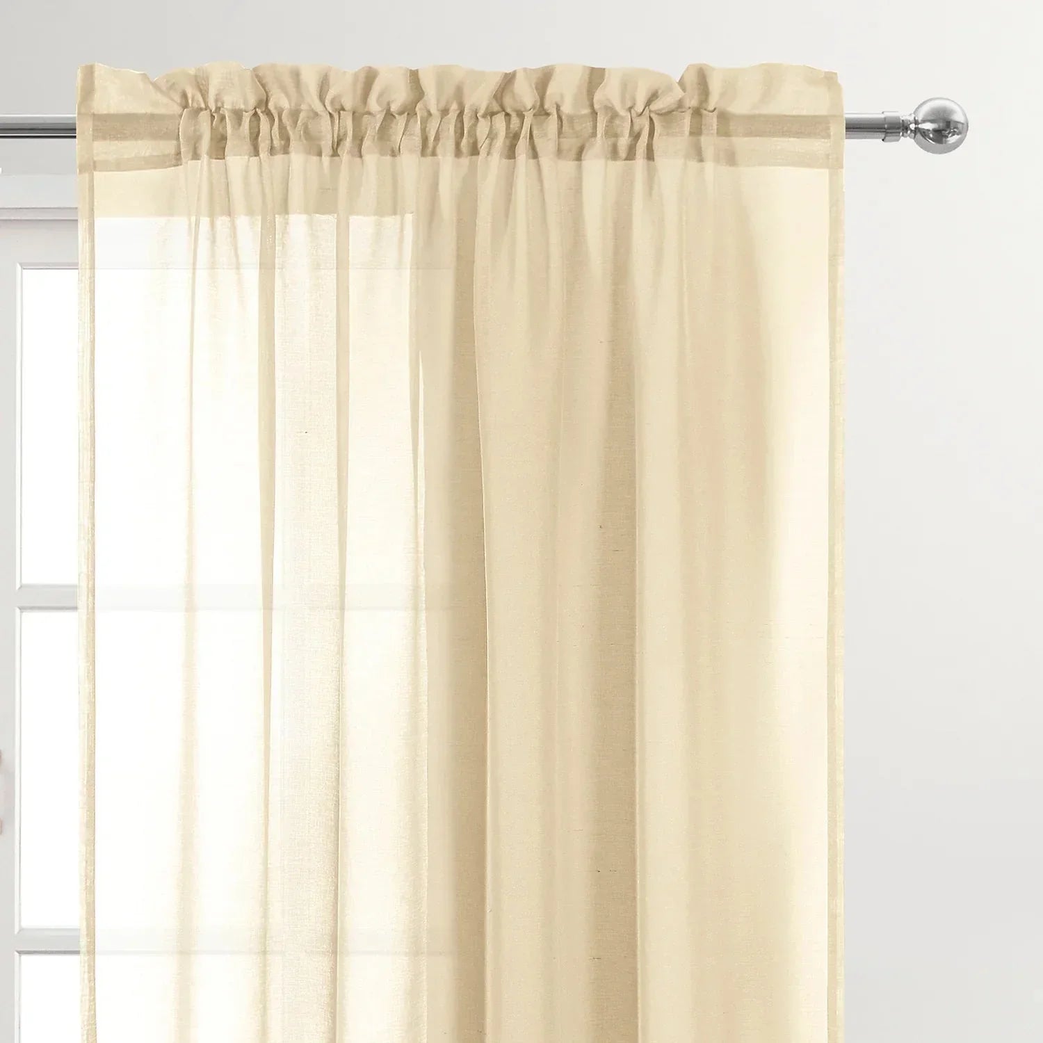 DWCN Rod Pocket Sheer Curtains - DWCN Official