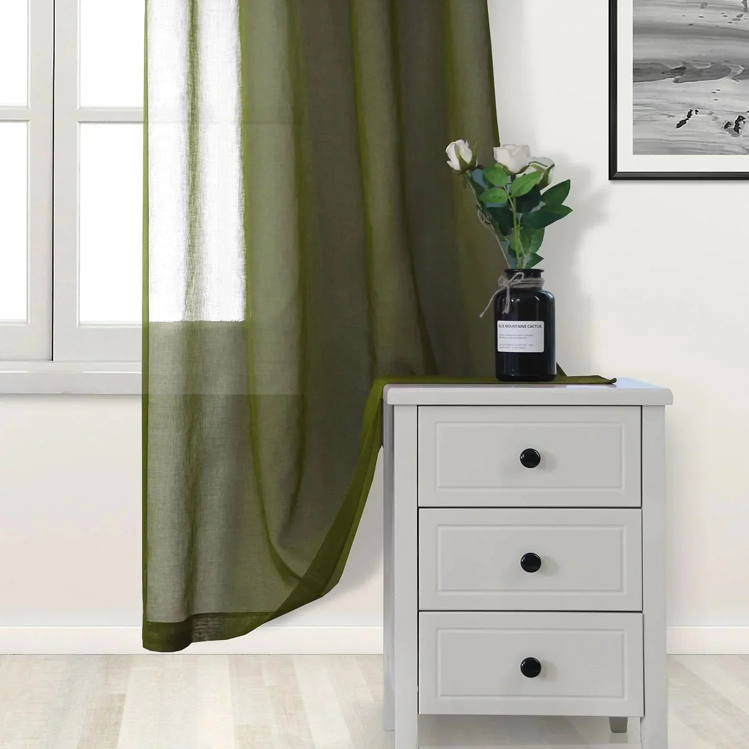DWCN Rod Pocket Sheer Curtains - DWCN Official