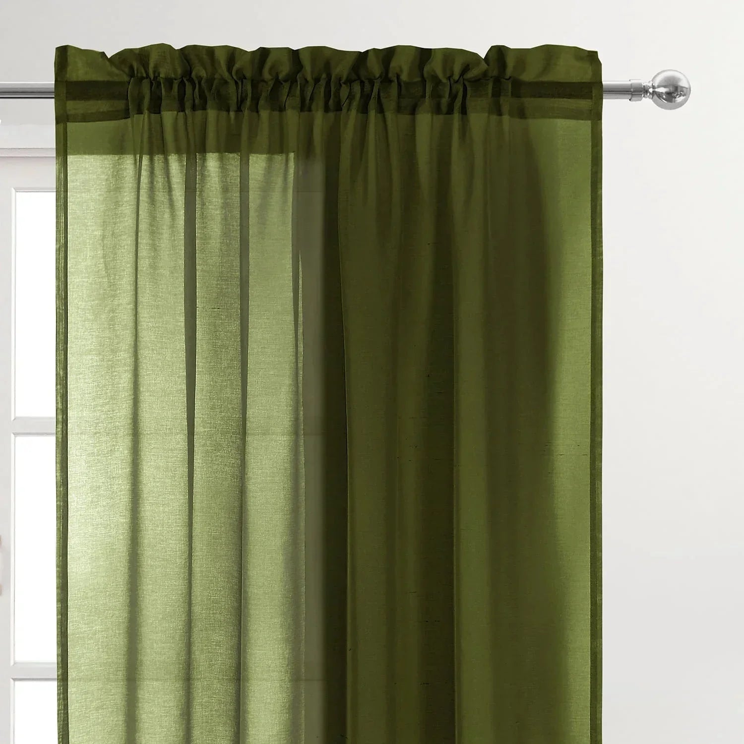 DWCN Rod Pocket Sheer Curtains - DWCN Official