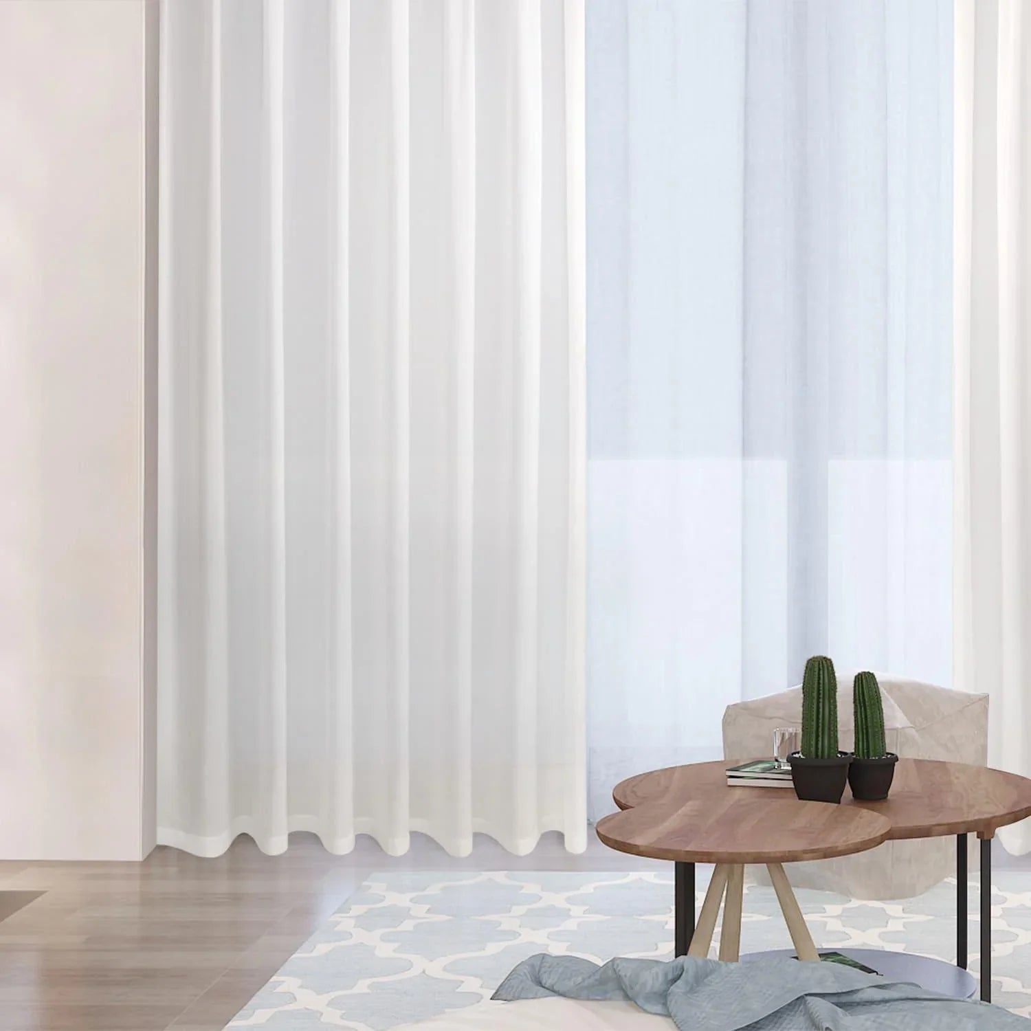 DWCN Rod Pocket Sheer Curtains - DWCN Official