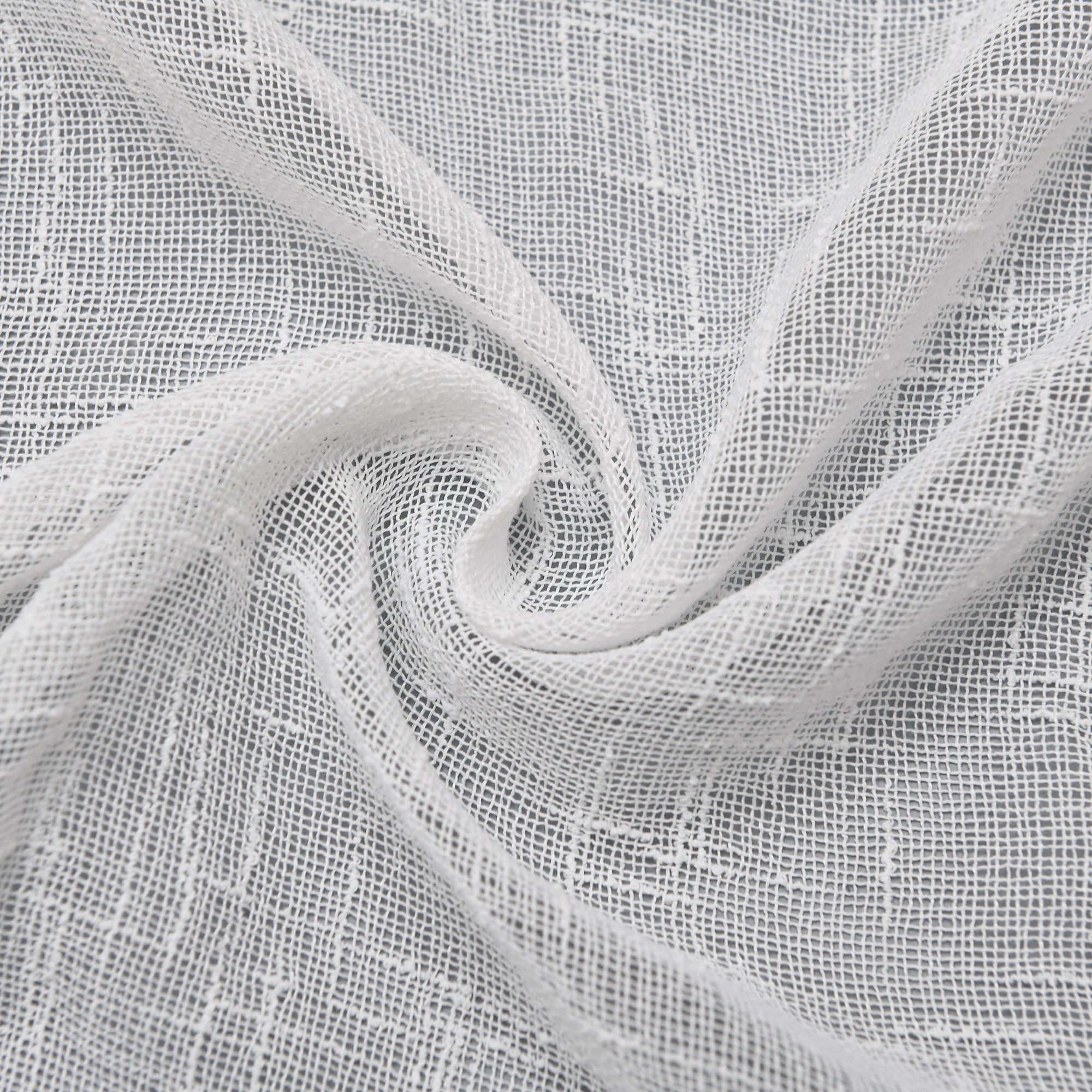 Eos Ivory Veil Linen Sheer Curtain by DWCN Official, lightweight and semi-transparent fabric for elegant window decor